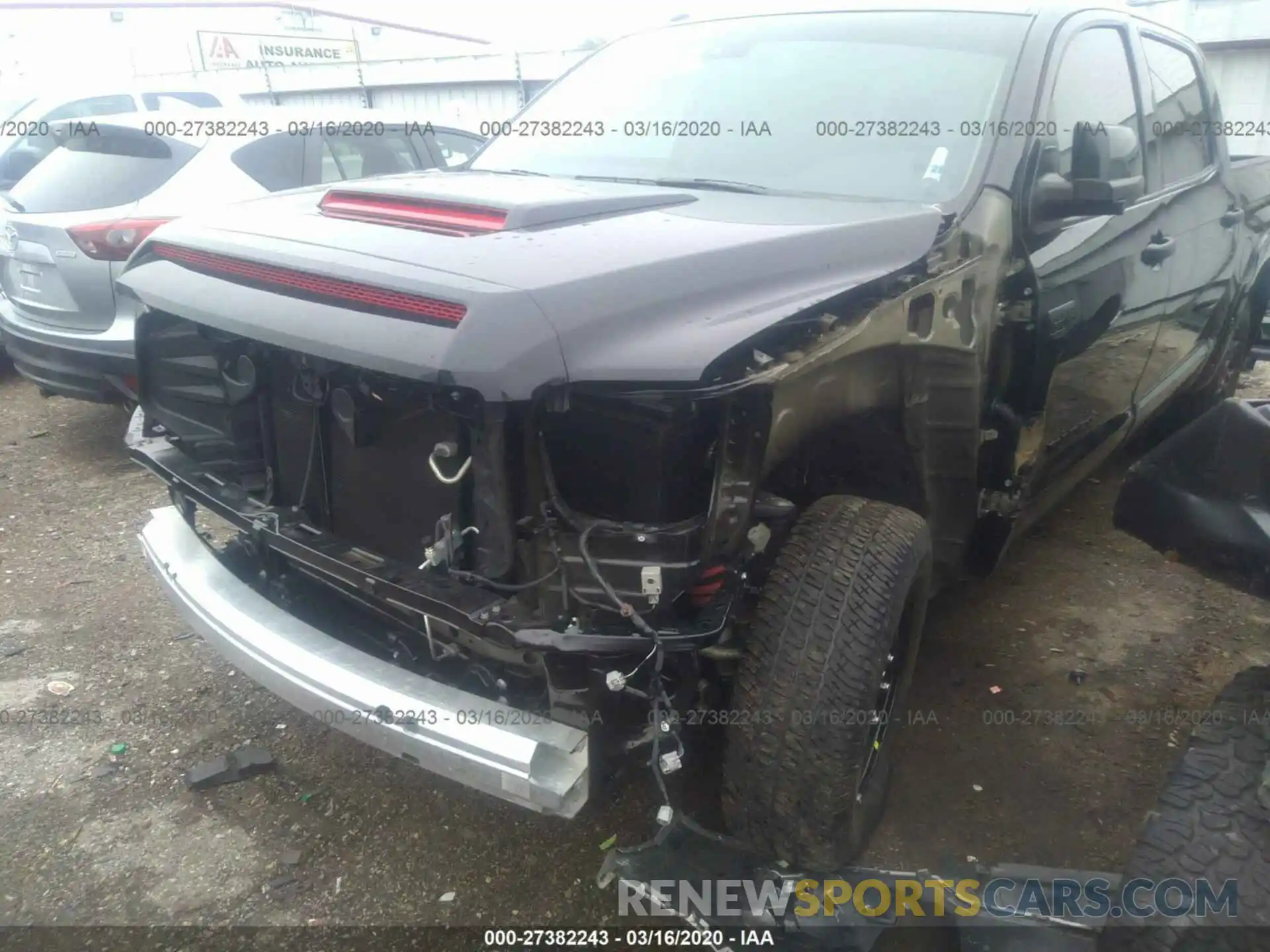 6 Photograph of a damaged car 5TFDY5F19KX841459 TOYOTA TUNDRA 2019