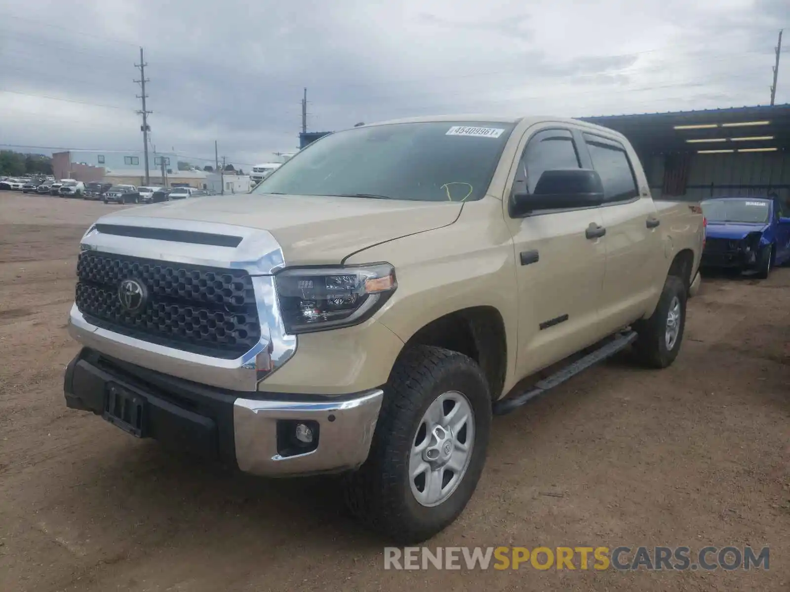 2 Photograph of a damaged car 5TFDY5F19KX845446 TOYOTA TUNDRA 2019