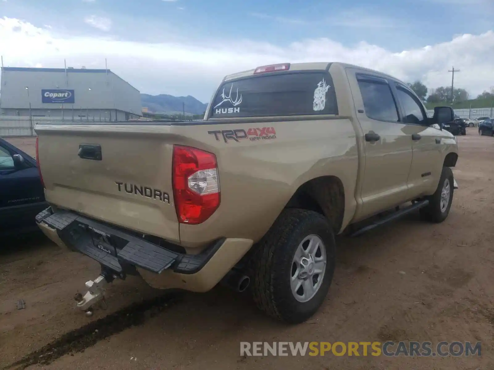 4 Photograph of a damaged car 5TFDY5F19KX845446 TOYOTA TUNDRA 2019