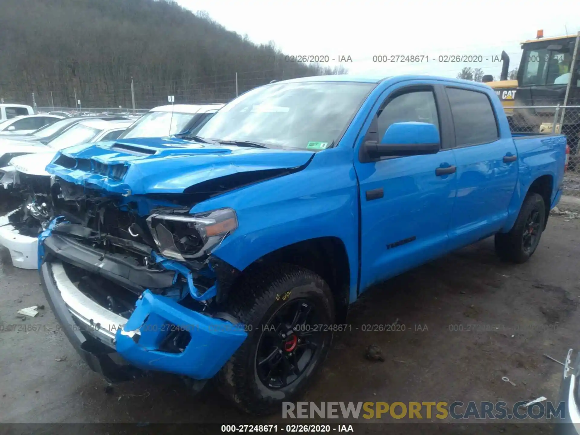 2 Photograph of a damaged car 5TFDY5F19KX848007 TOYOTA TUNDRA 2019