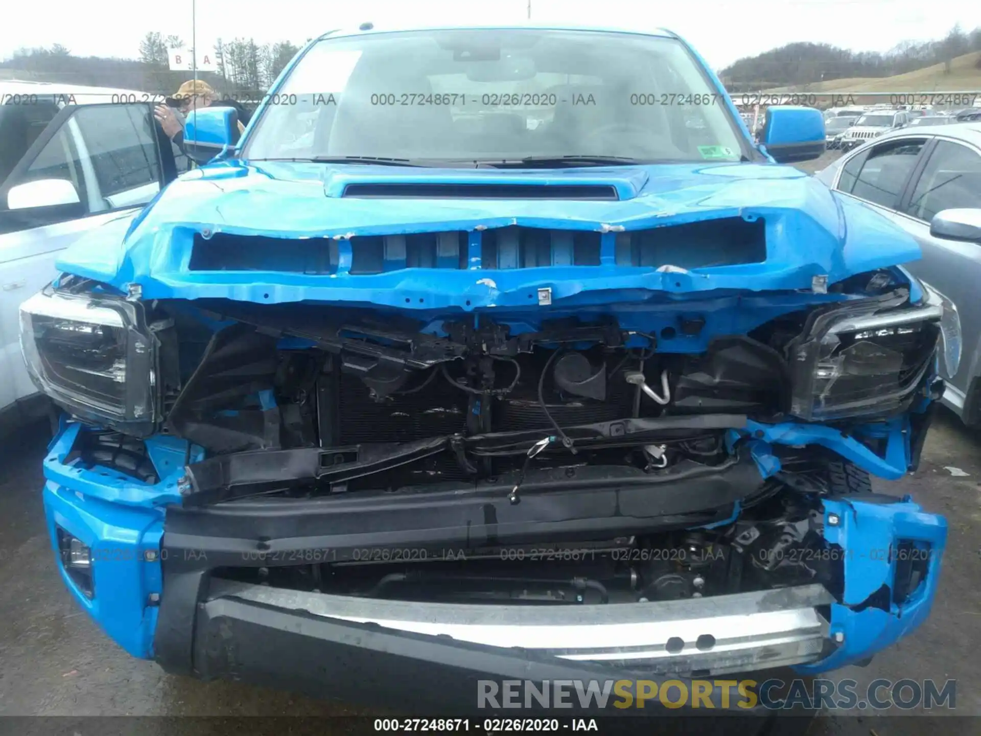 6 Photograph of a damaged car 5TFDY5F19KX848007 TOYOTA TUNDRA 2019