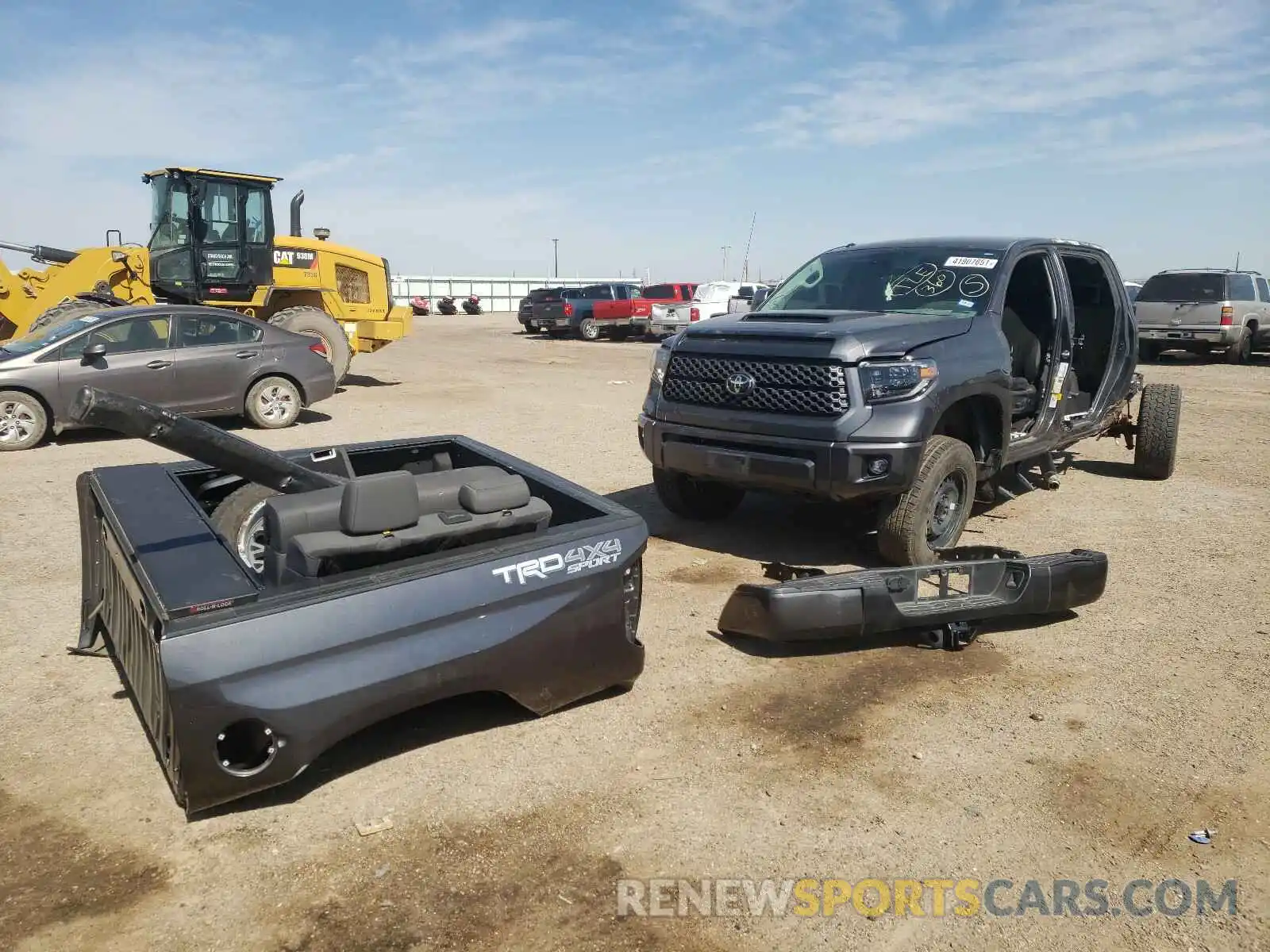 2 Photograph of a damaged car 5TFDY5F19KX854809 TOYOTA TUNDRA 2019