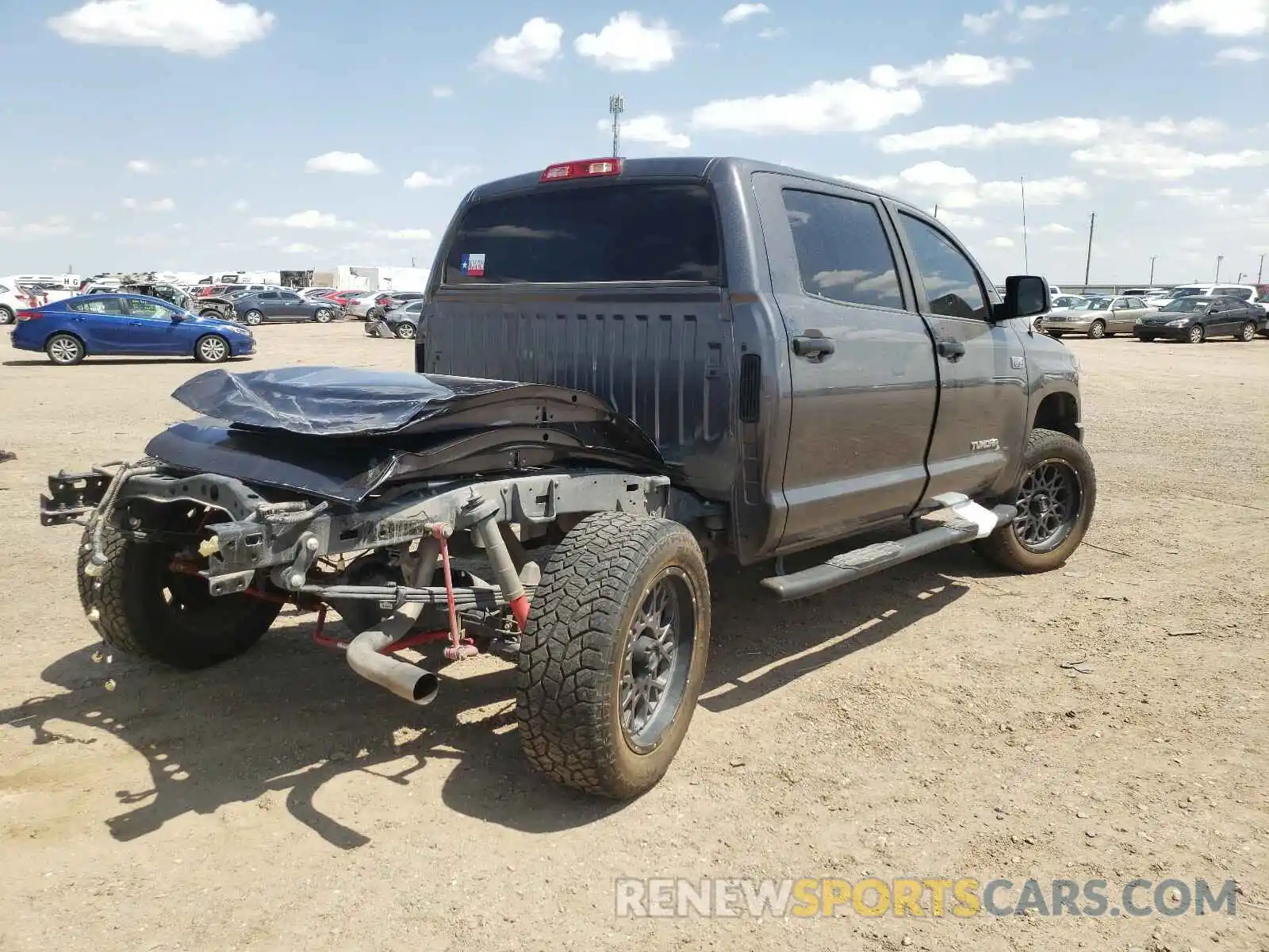 4 Photograph of a damaged car 5TFDY5F19KX854809 TOYOTA TUNDRA 2019