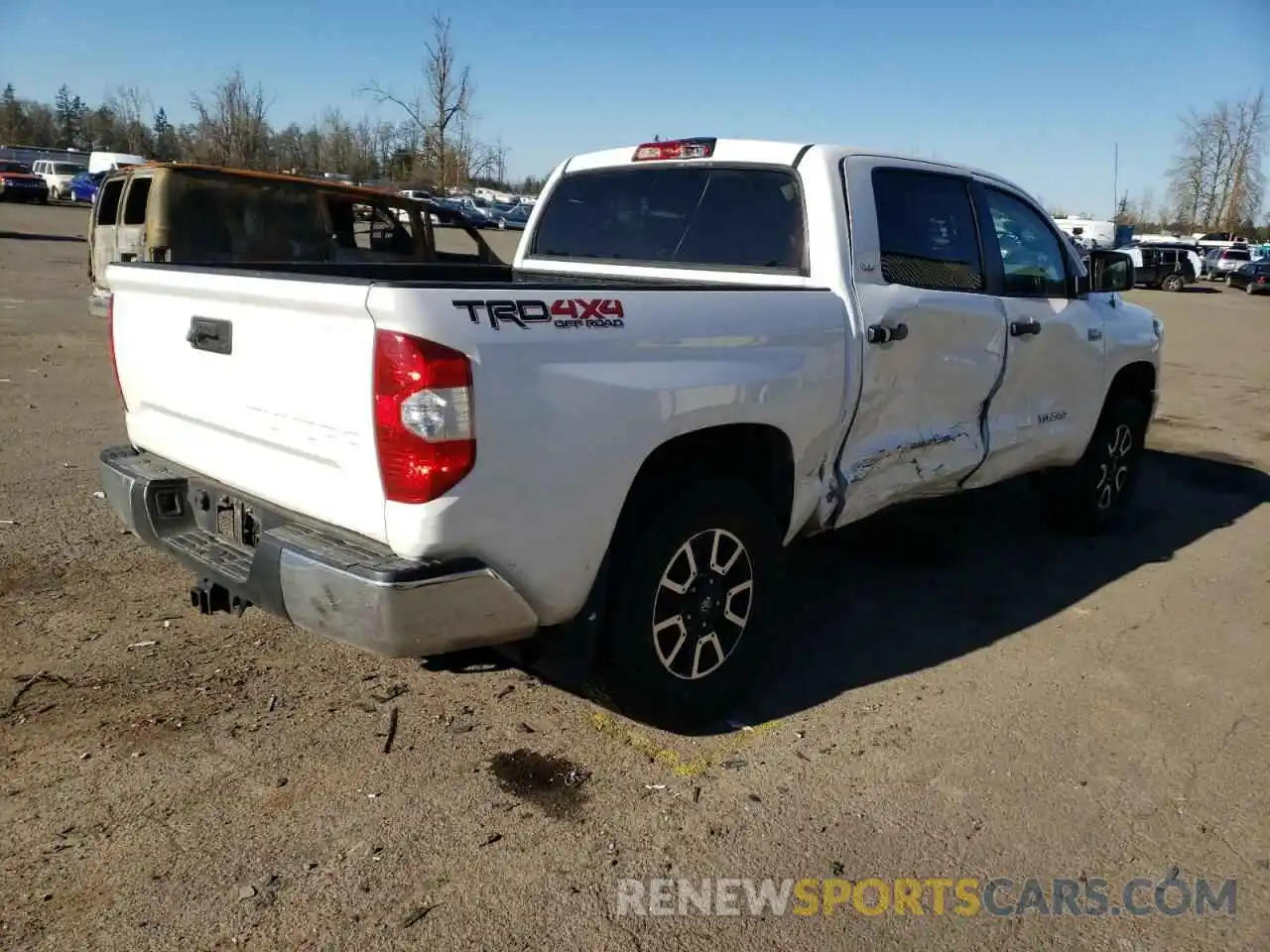 4 Photograph of a damaged car 5TFDY5F19KX854826 TOYOTA TUNDRA 2019