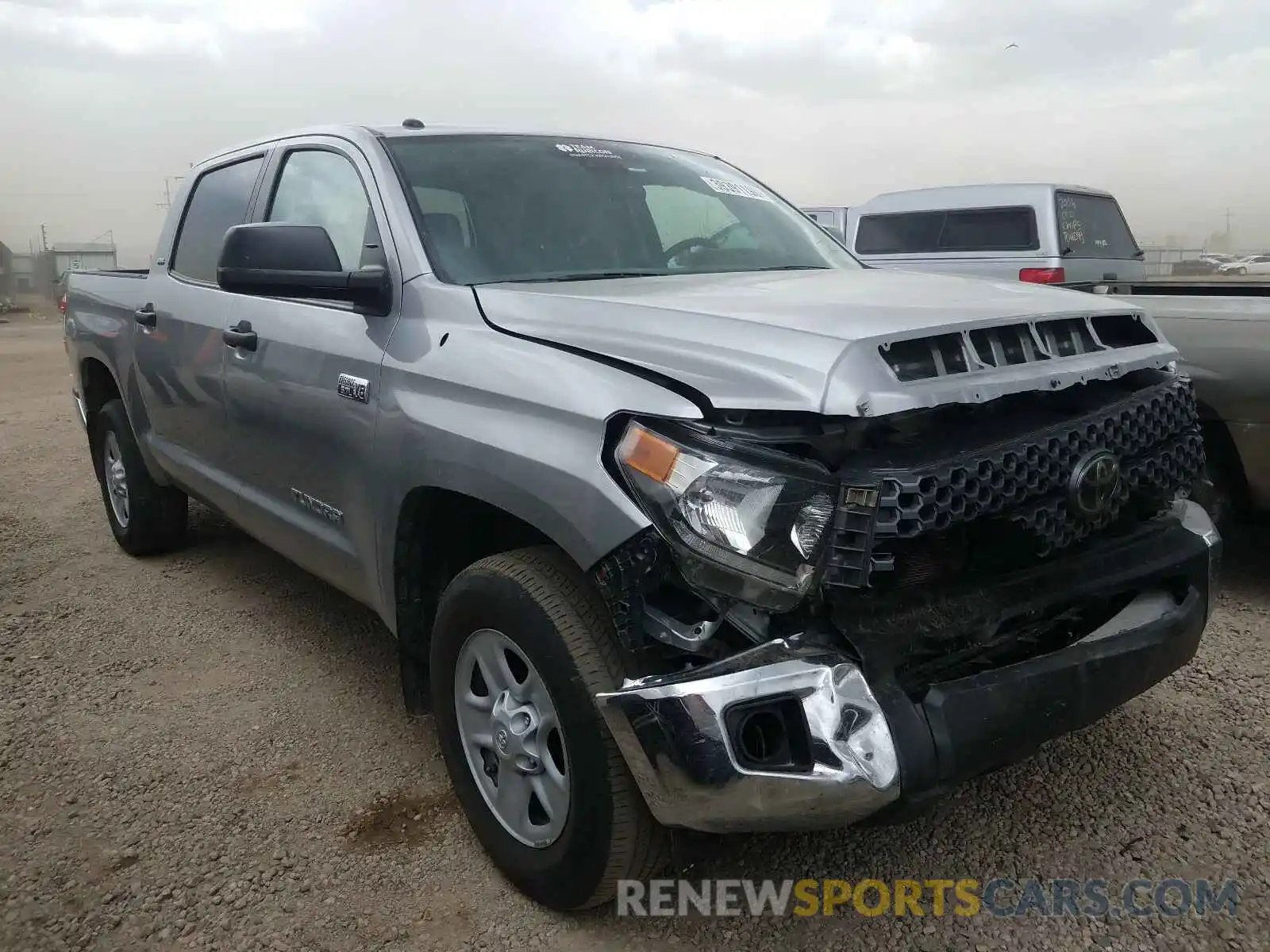 1 Photograph of a damaged car 5TFDY5F1XKX777349 TOYOTA TUNDRA 2019