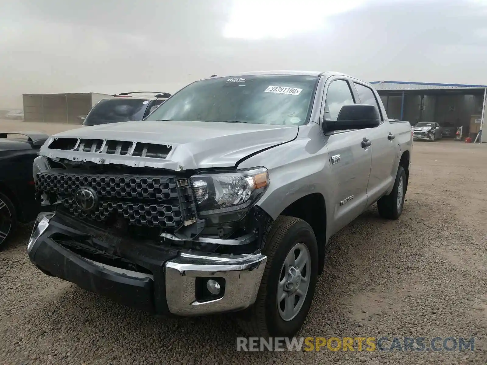 2 Photograph of a damaged car 5TFDY5F1XKX777349 TOYOTA TUNDRA 2019