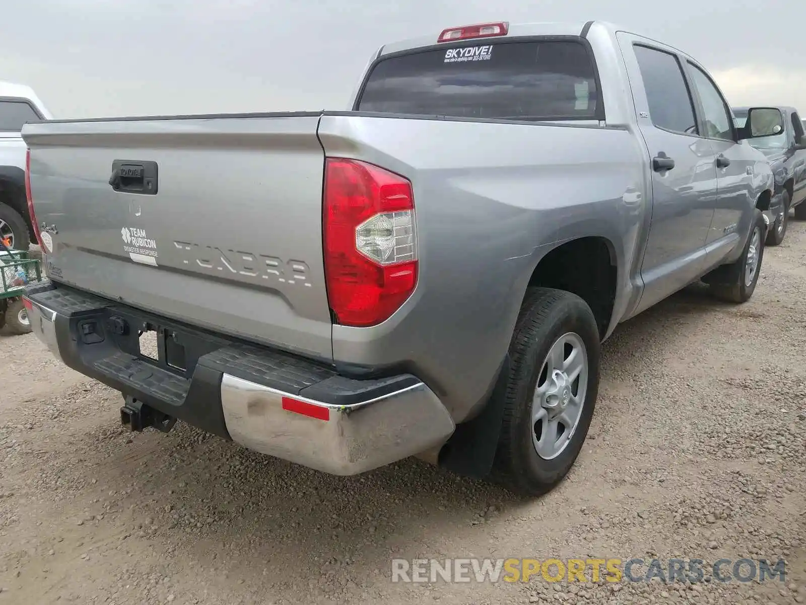 4 Photograph of a damaged car 5TFDY5F1XKX777349 TOYOTA TUNDRA 2019