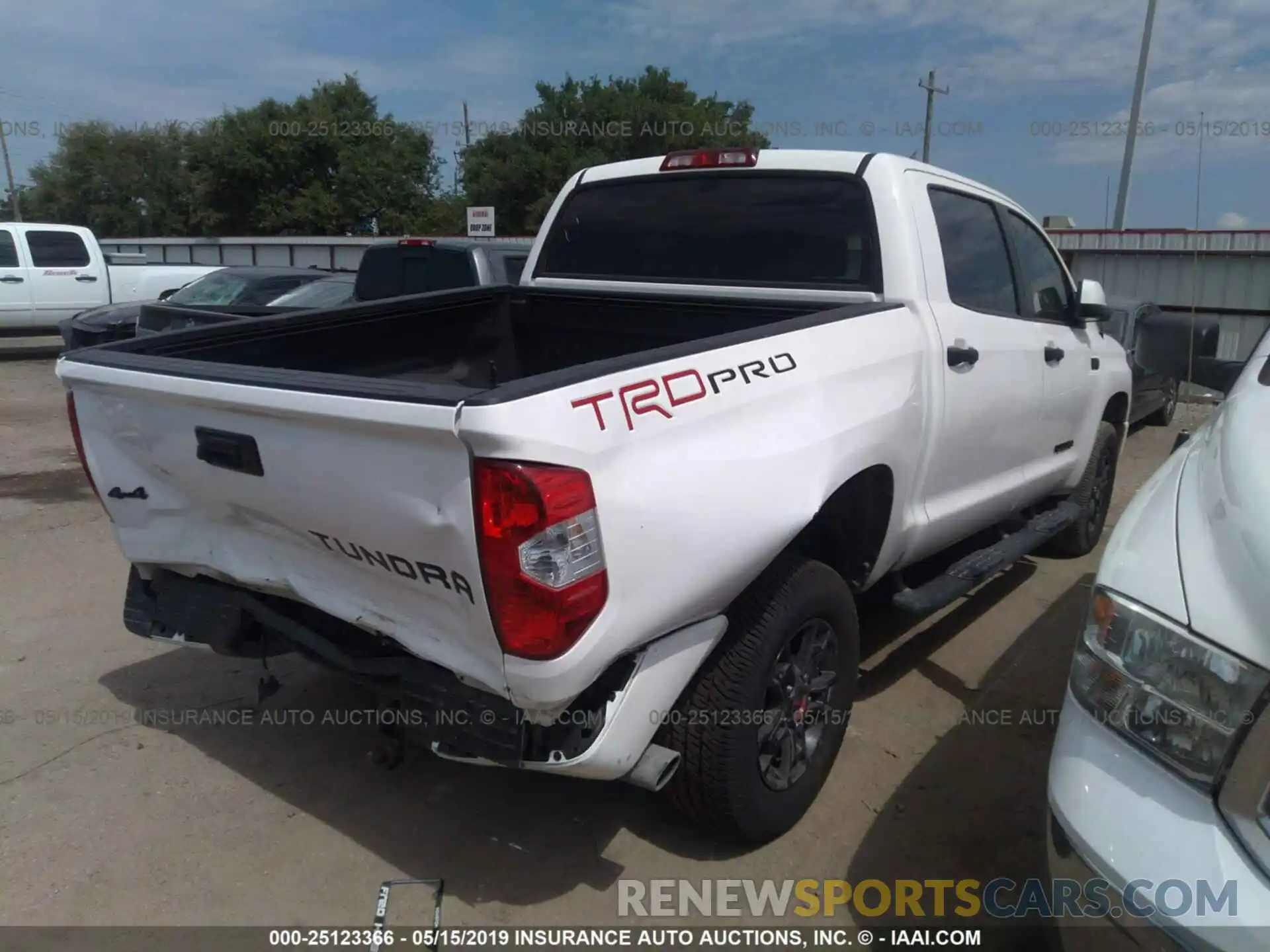 4 Photograph of a damaged car 5TFDY5F1XKX793048 TOYOTA TUNDRA 2019