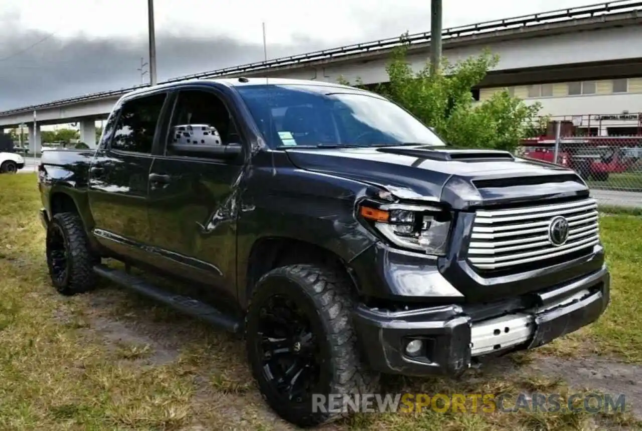 1 Фотография поврежденного автомобиля 5TFDY5F1XKX796175 TOYOTA TUNDRA 2019