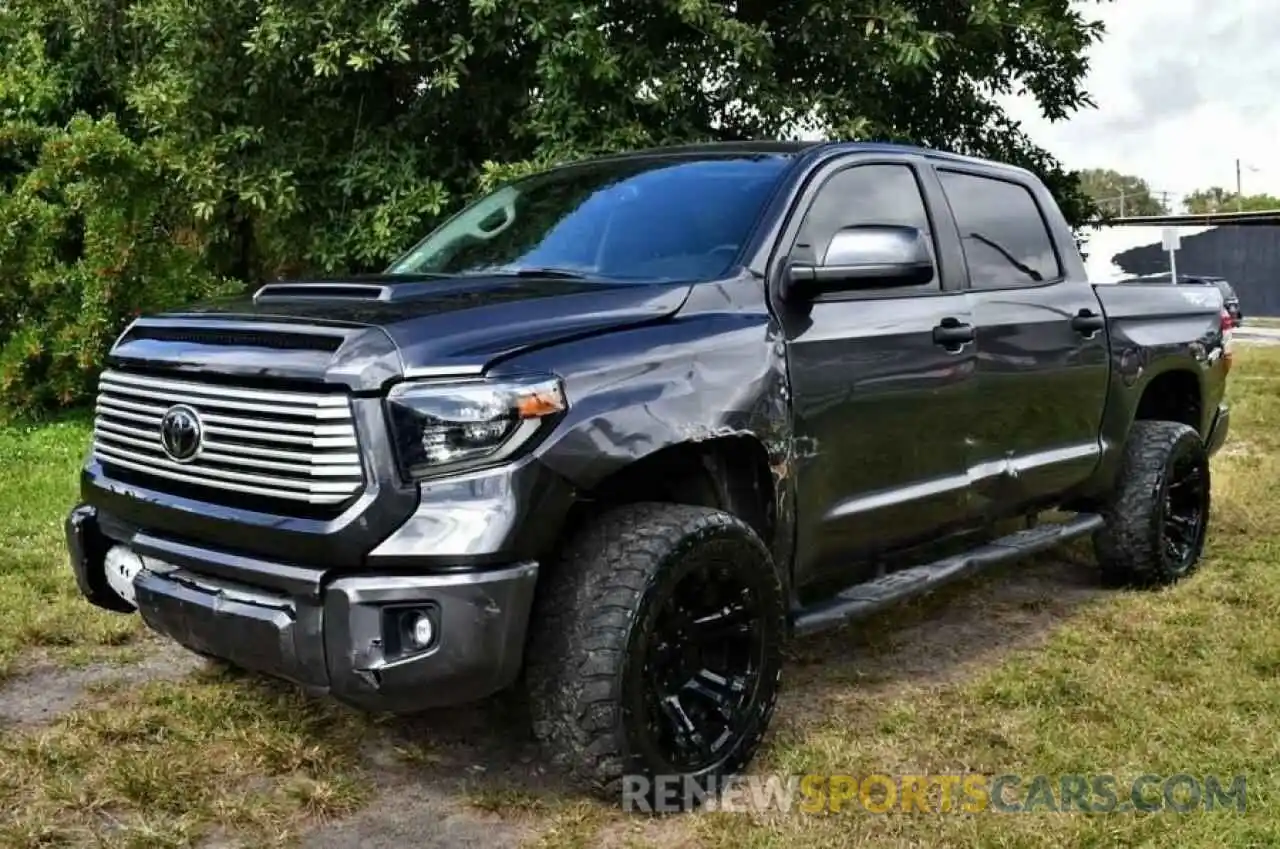 2 Фотография поврежденного автомобиля 5TFDY5F1XKX796175 TOYOTA TUNDRA 2019