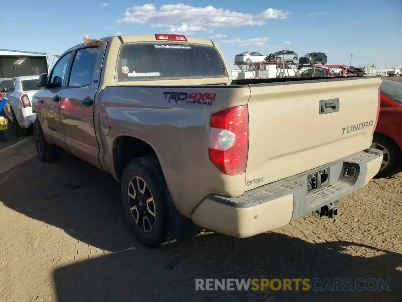 3 Photograph of a damaged car 5TFDY5F1XKX804291 TOYOTA TUNDRA 2019