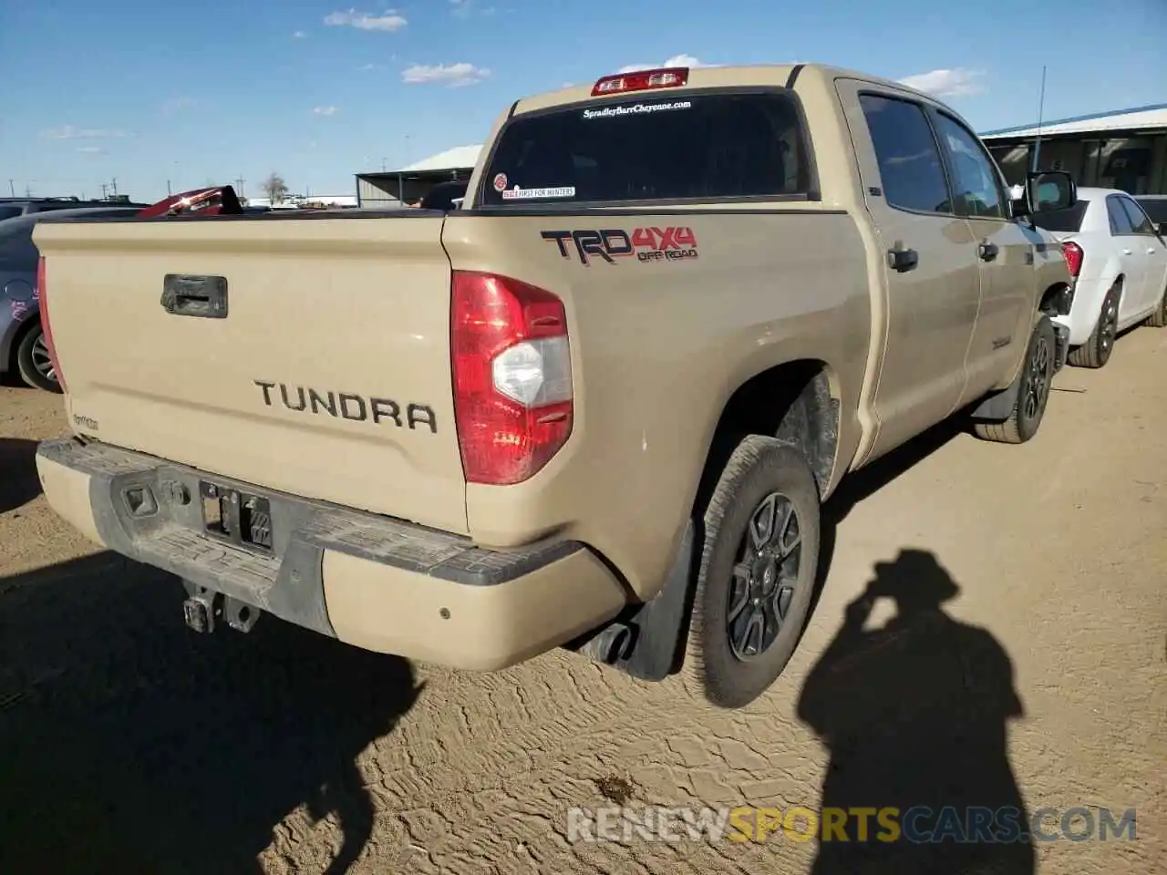 4 Photograph of a damaged car 5TFDY5F1XKX804291 TOYOTA TUNDRA 2019