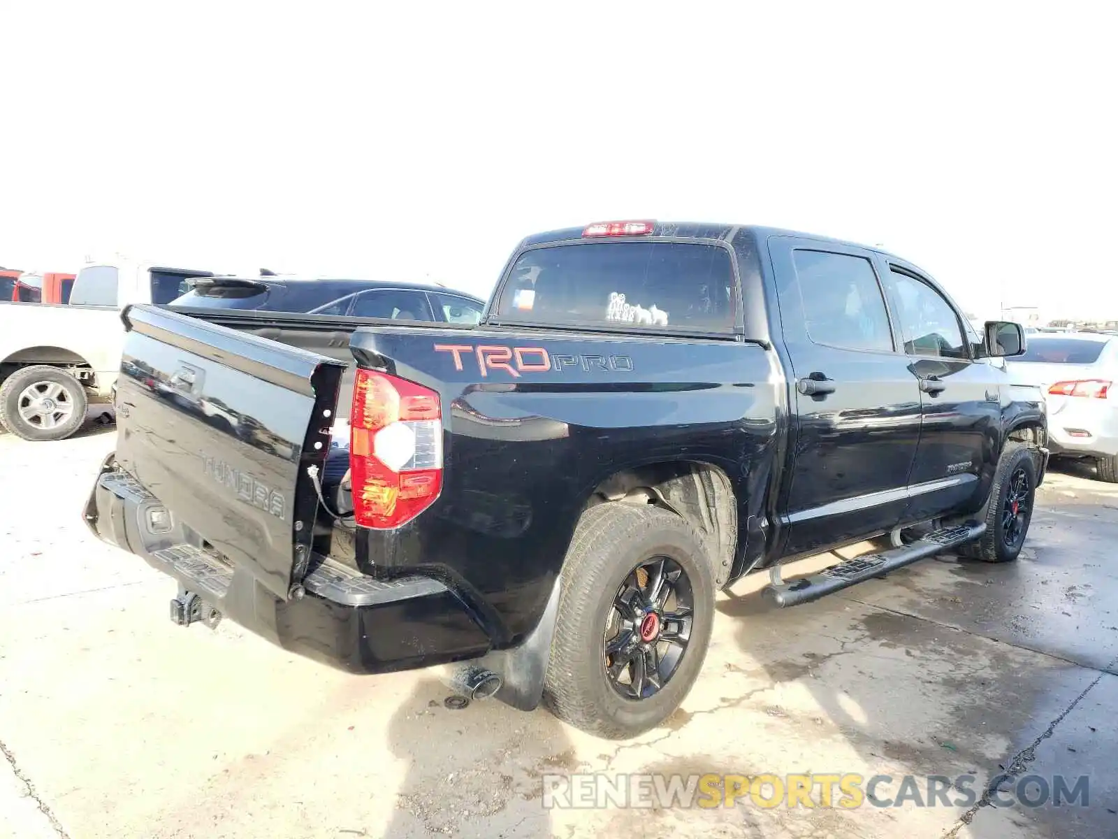 4 Фотография поврежденного автомобиля 5TFDY5F1XKX813749 TOYOTA TUNDRA 2019