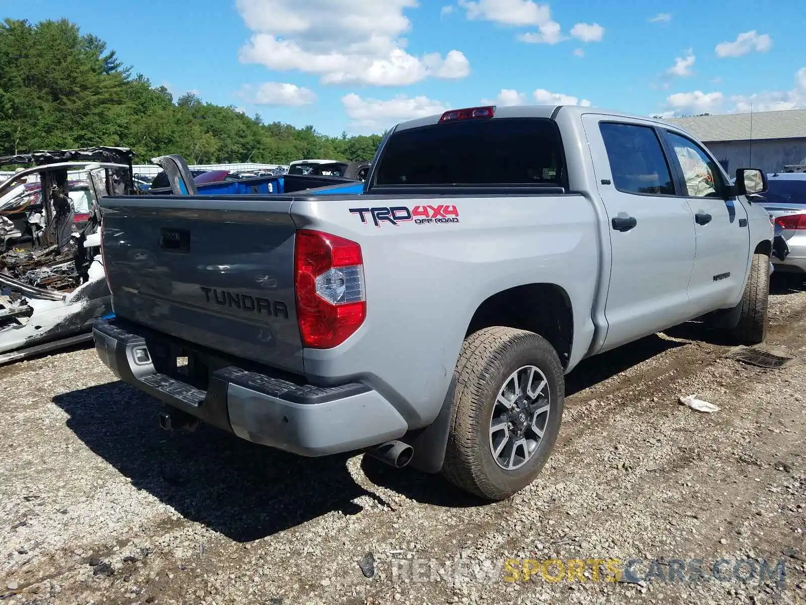 4 Photograph of a damaged car 5TFDY5F1XKX840871 TOYOTA TUNDRA 2019