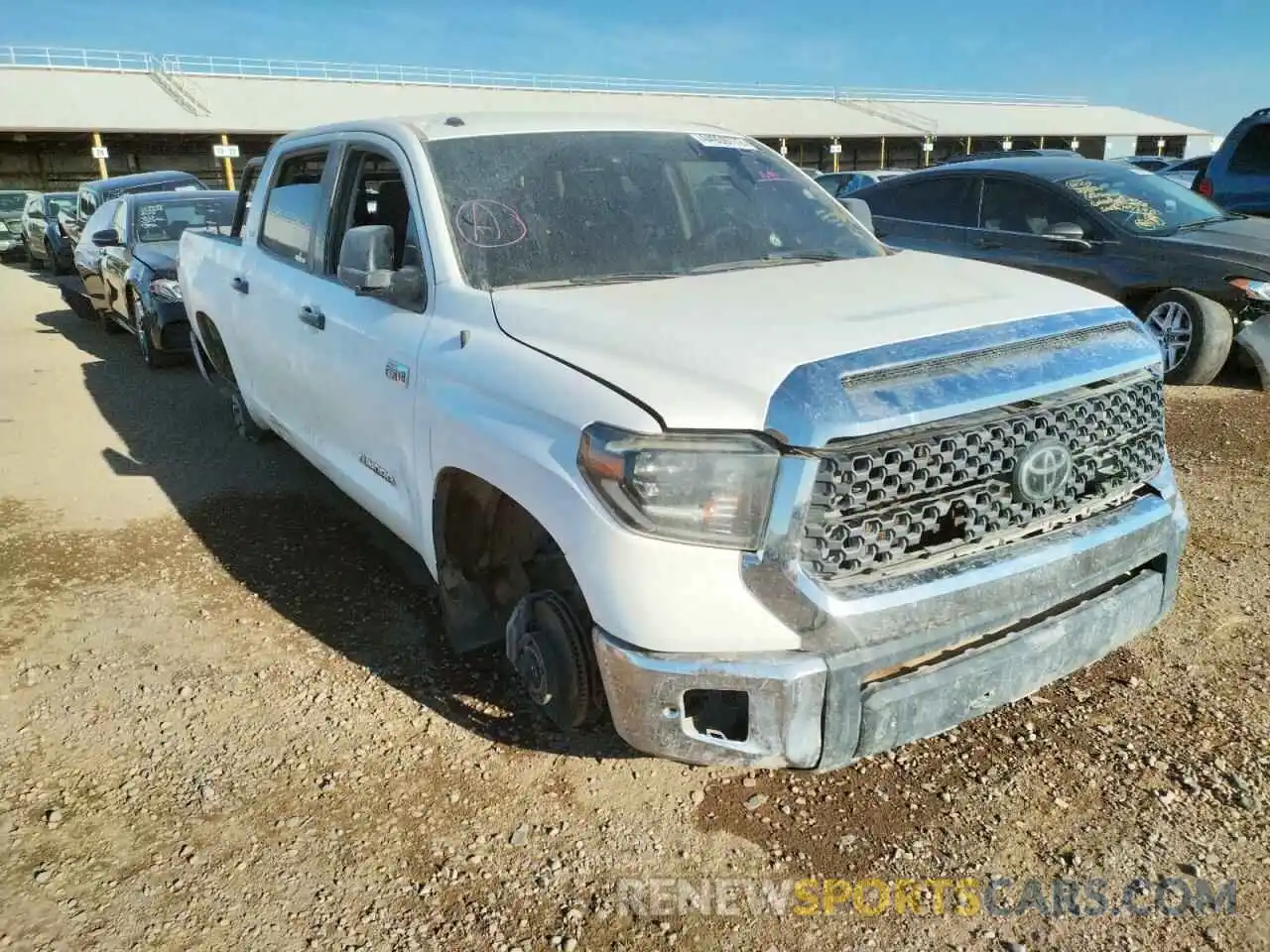 1 Photograph of a damaged car 5TFDY5F1XKX842295 TOYOTA TUNDRA 2019