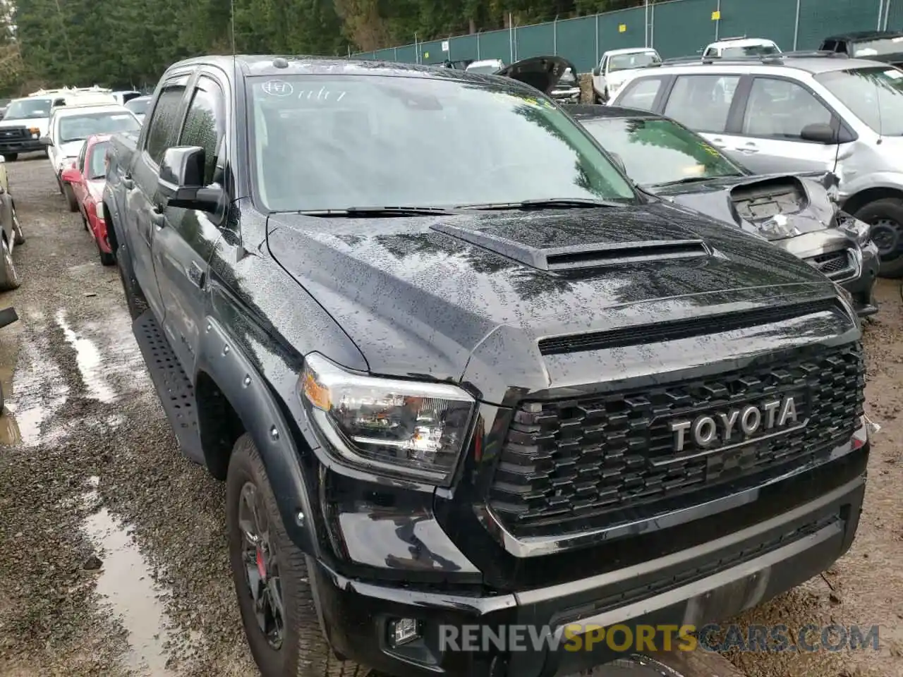 1 Photograph of a damaged car 5TFDY5F1XKX851305 TOYOTA TUNDRA 2019