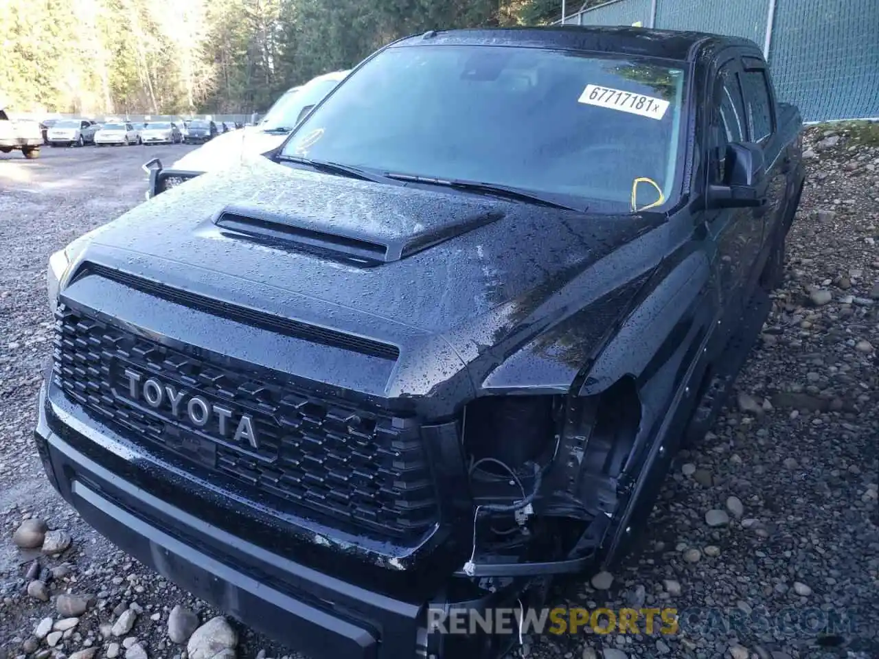 2 Photograph of a damaged car 5TFDY5F1XKX851305 TOYOTA TUNDRA 2019