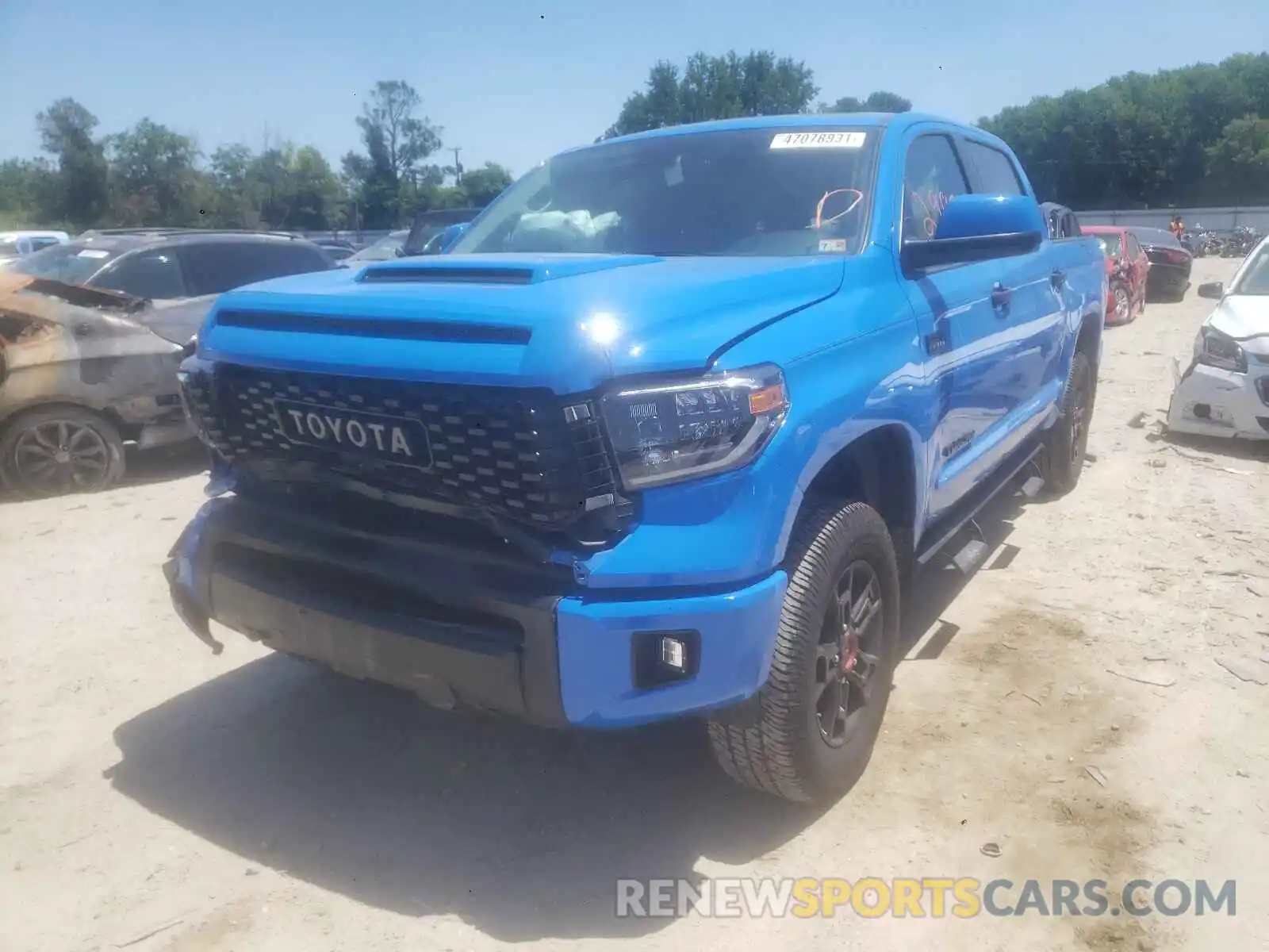 2 Фотография поврежденного автомобиля 5TFDY5F1XKX854060 TOYOTA TUNDRA 2019