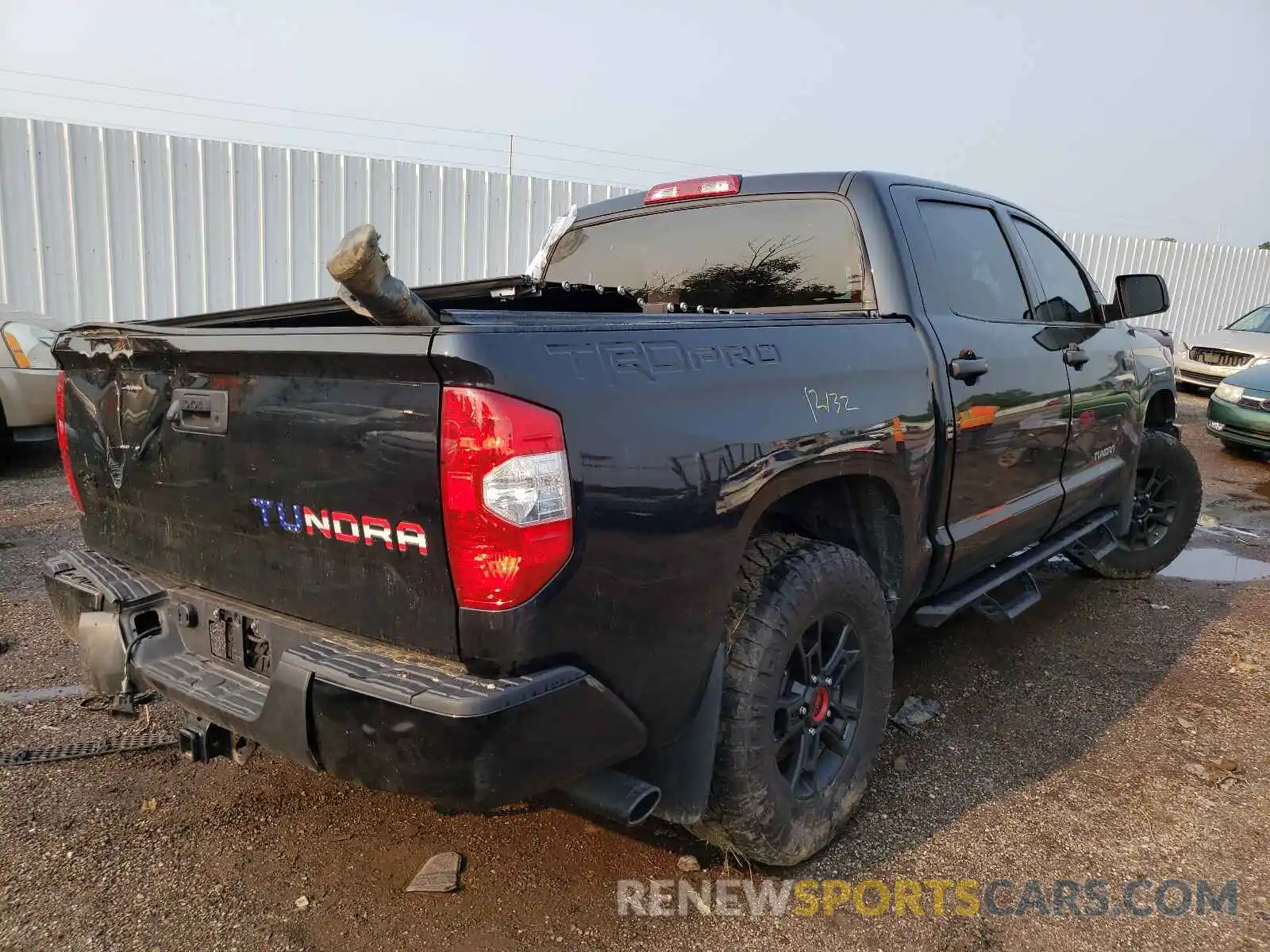 4 Фотография поврежденного автомобиля 5TFDY5F1XKX864152 TOYOTA TUNDRA 2019