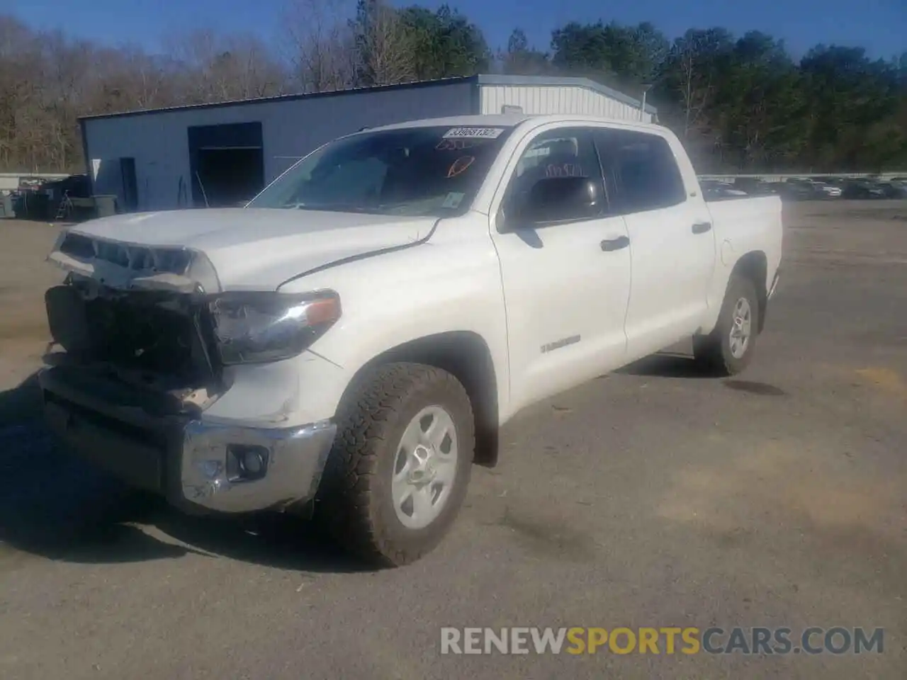 2 Photograph of a damaged car 5TFEM5F11KX135537 TOYOTA TUNDRA 2019