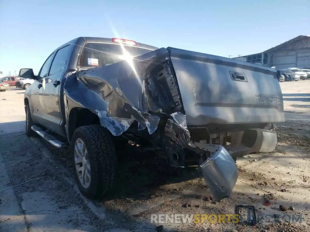 3 Photograph of a damaged car 5TFEM5F12KX135157 TOYOTA TUNDRA 2019