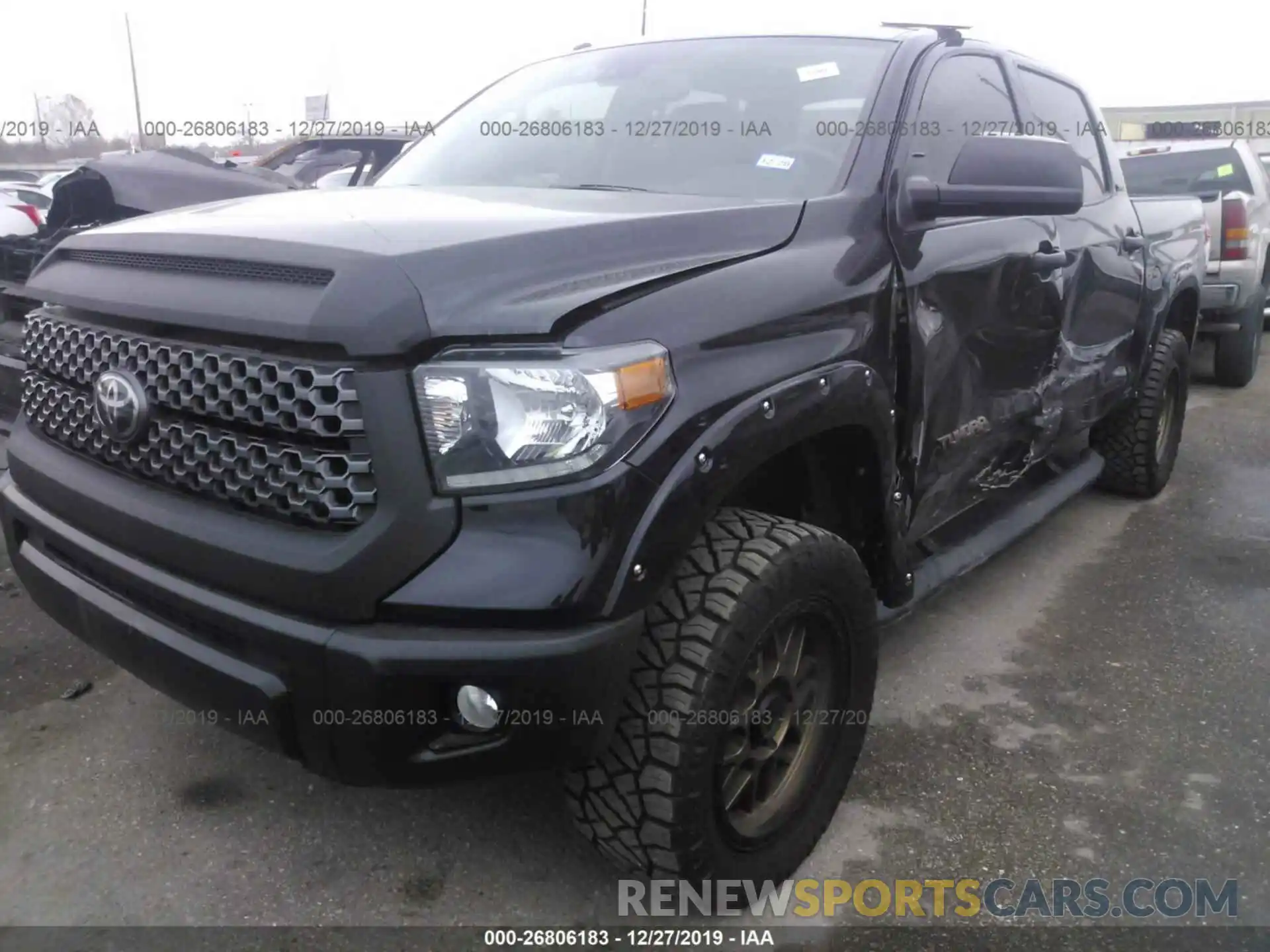 2 Photograph of a damaged car 5TFEM5F12KX136115 TOYOTA TUNDRA 2019