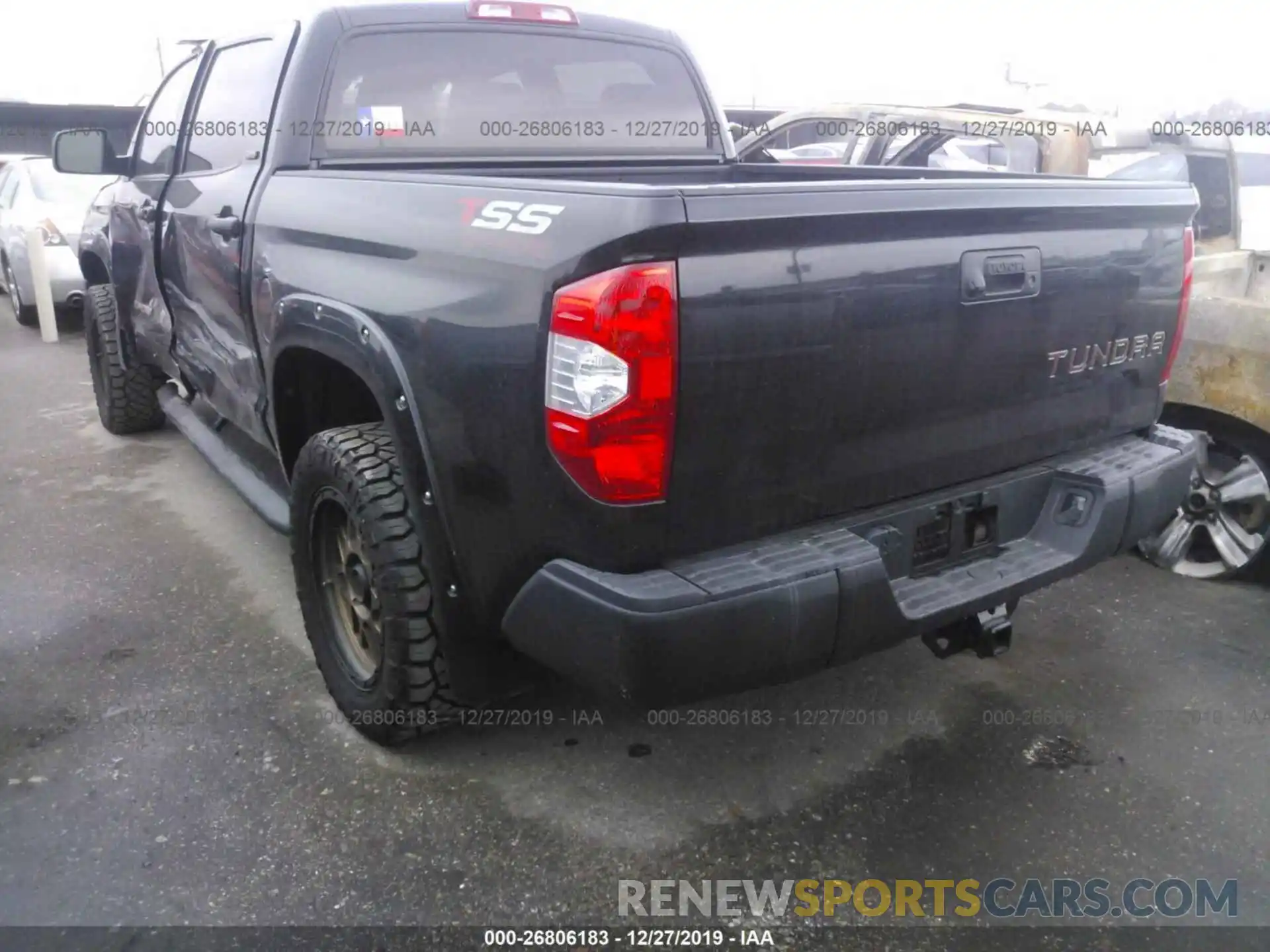 3 Photograph of a damaged car 5TFEM5F12KX136115 TOYOTA TUNDRA 2019