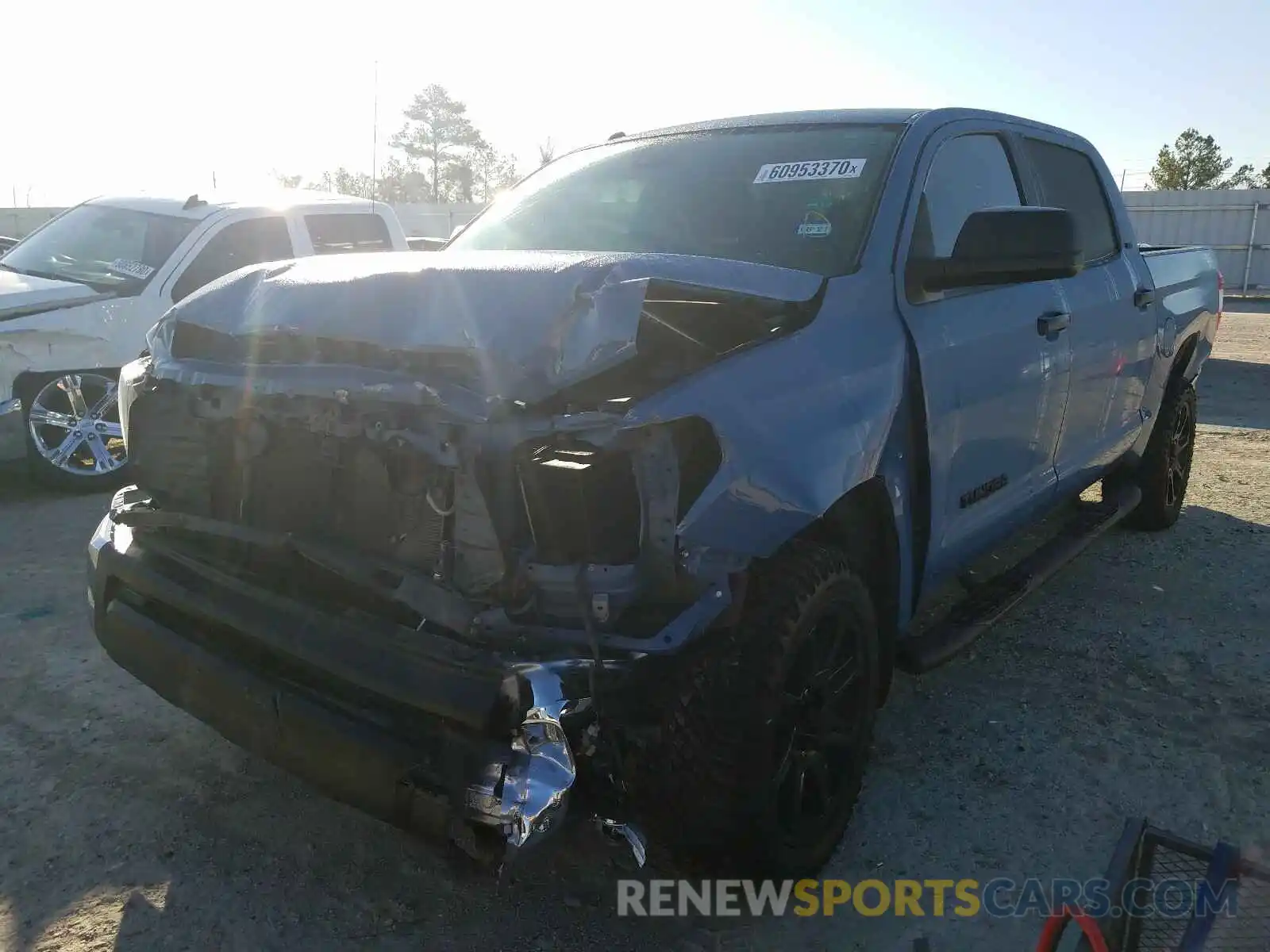 2 Photograph of a damaged car 5TFEM5F14KX143809 TOYOTA TUNDRA 2019