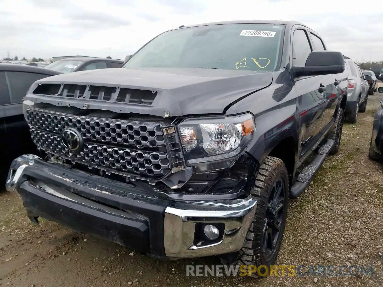 2 Photograph of a damaged car 5TFEM5F15KX135993 TOYOTA TUNDRA 2019