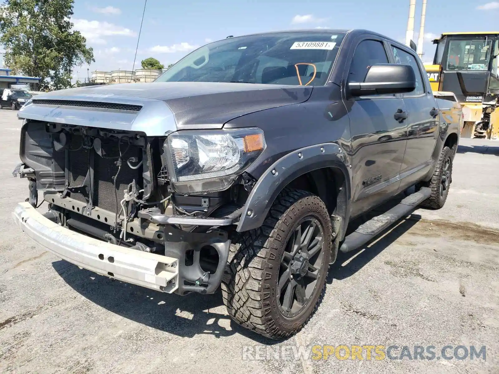 2 Photograph of a damaged car 5TFEM5F15KX137839 TOYOTA TUNDRA 2019