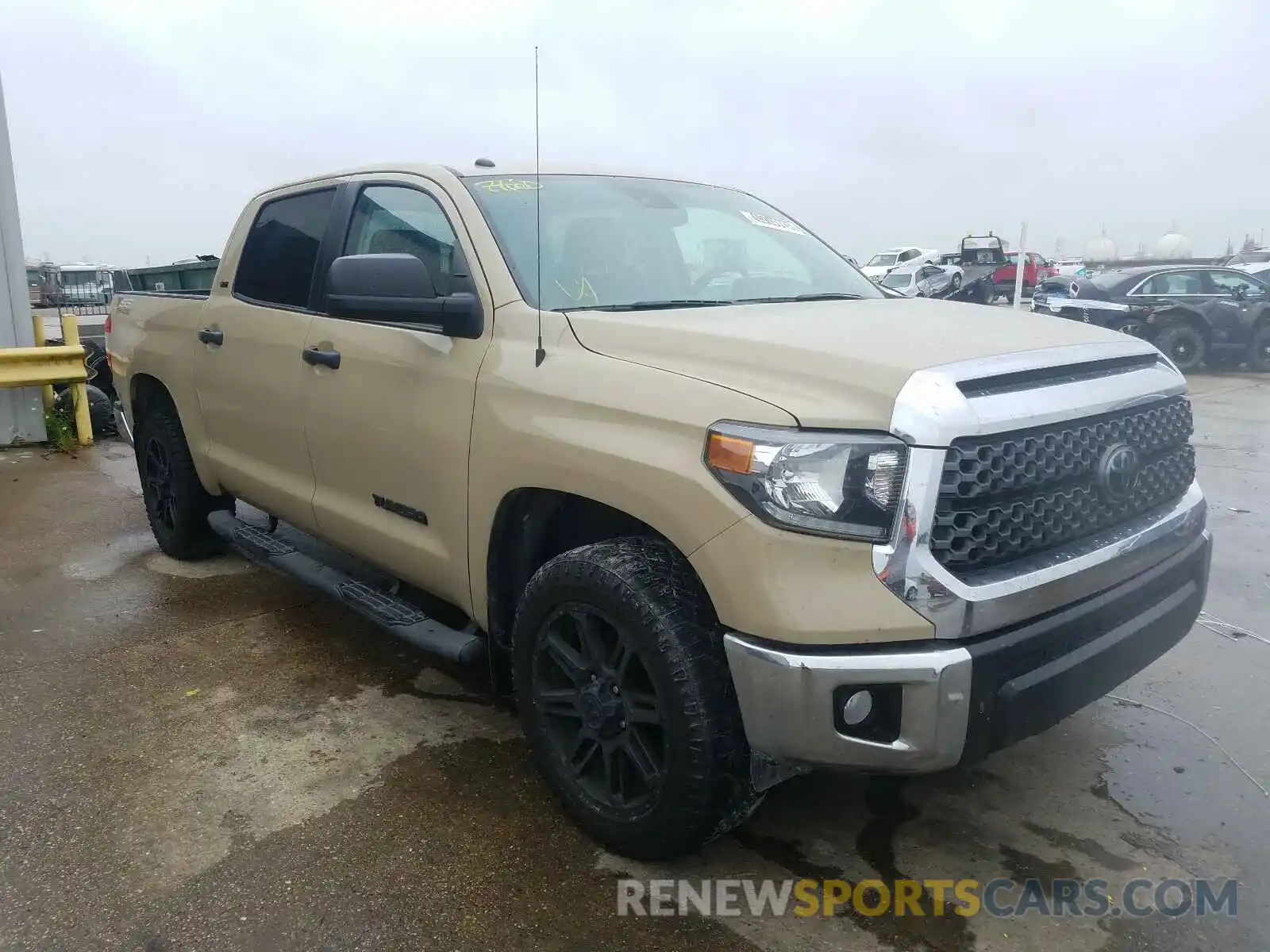 1 Photograph of a damaged car 5TFEM5F15KX143706 TOYOTA TUNDRA 2019