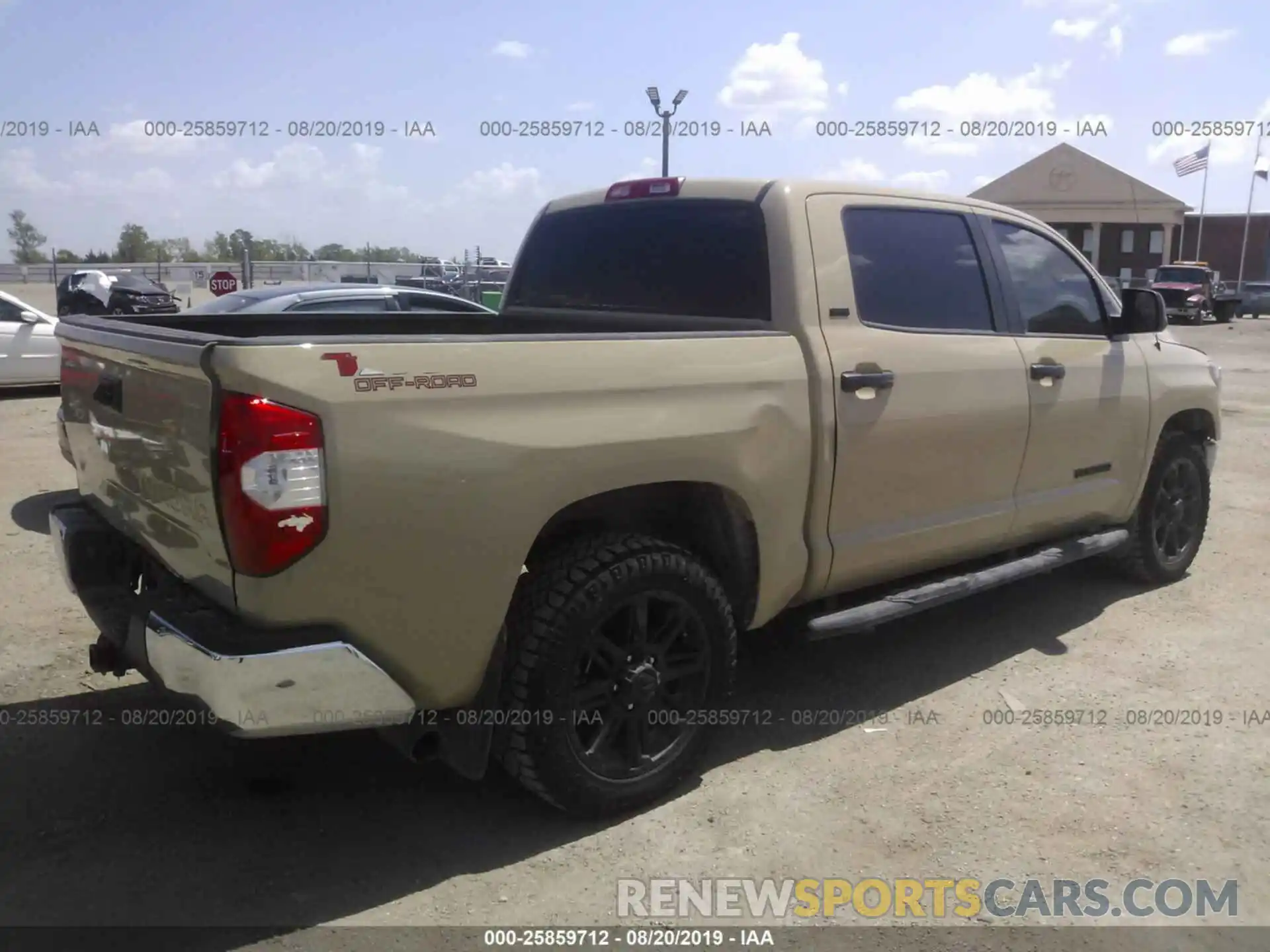 4 Photograph of a damaged car 5TFEM5F18KX142842 TOYOTA TUNDRA 2019