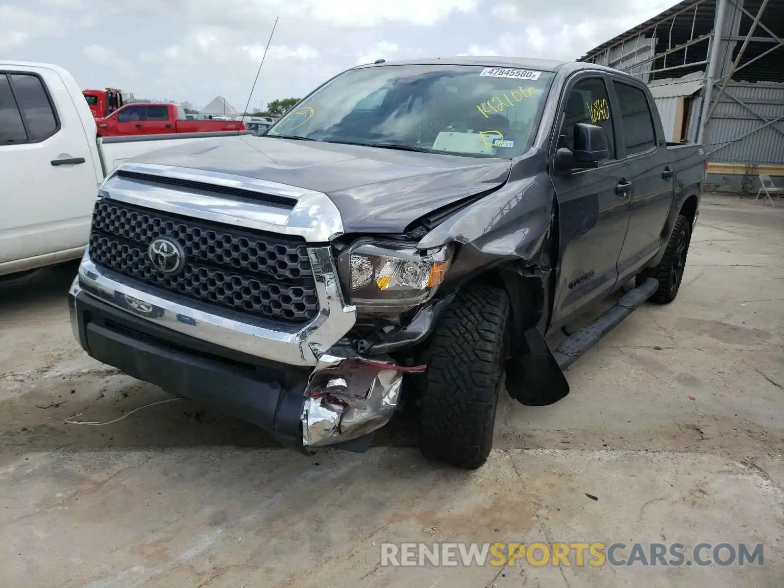 2 Photograph of a damaged car 5TFEM5F19KX142106 TOYOTA TUNDRA 2019