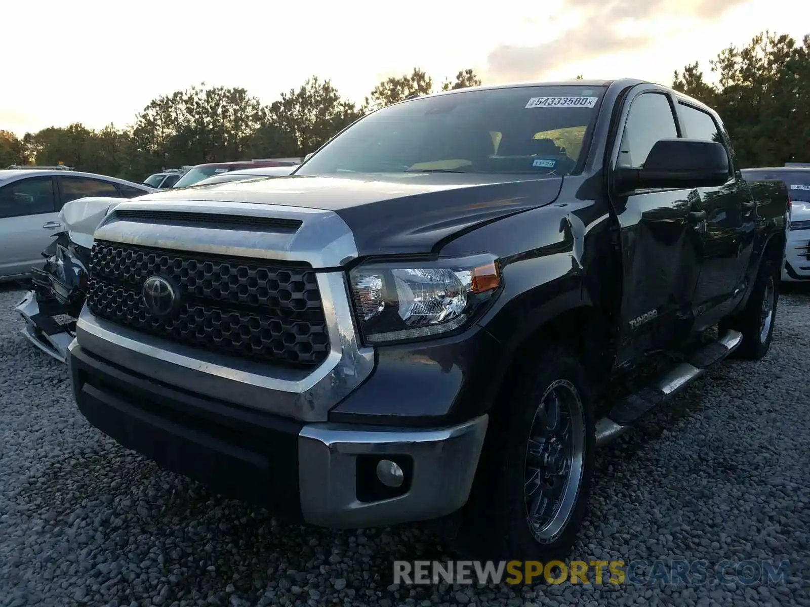 2 Photograph of a damaged car 5TFEM5F1XKX135715 TOYOTA TUNDRA 2019