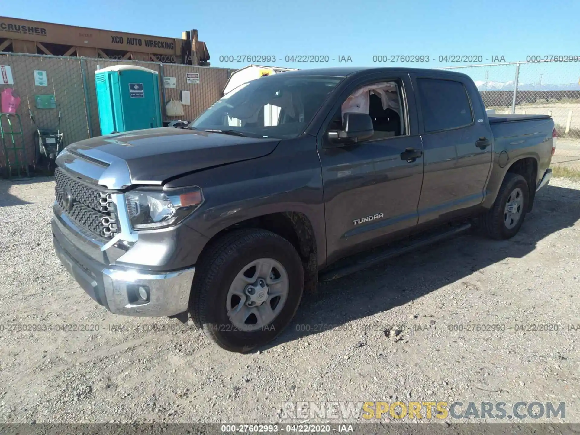 2 Фотография поврежденного автомобиля 5TFEM5F1XKX143359 TOYOTA TUNDRA 2019