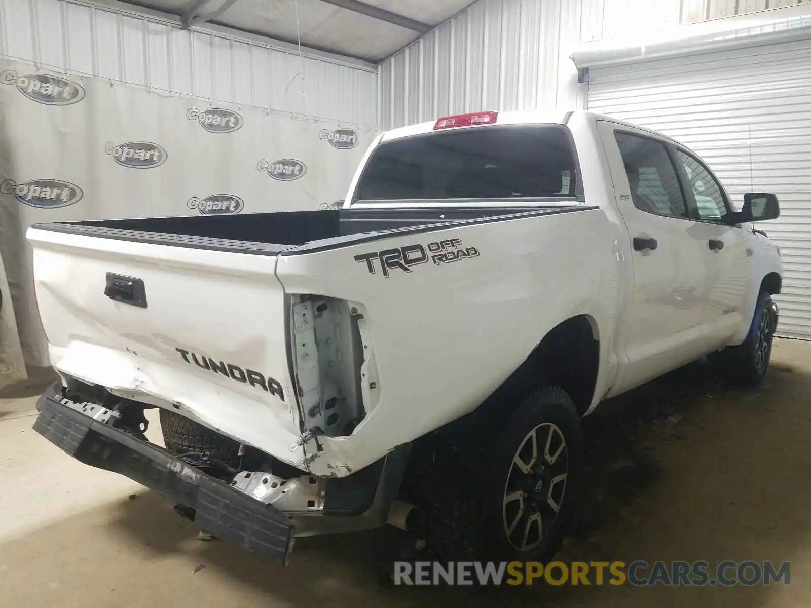 4 Photograph of a damaged car 5TFEY5F10KX248352 TOYOTA TUNDRA 2019