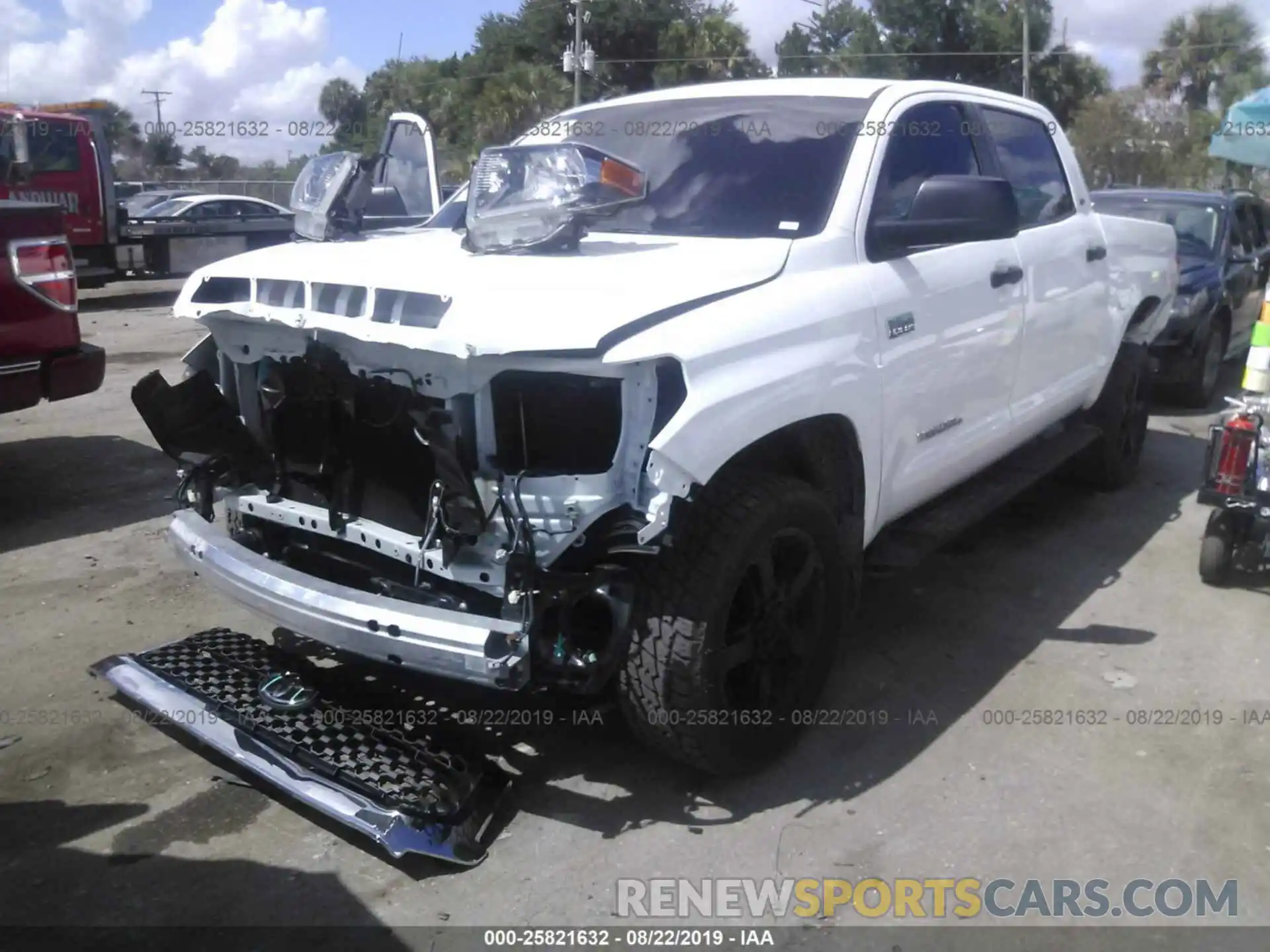 2 Photograph of a damaged car 5TFEY5F10KX253065 TOYOTA TUNDRA 2019