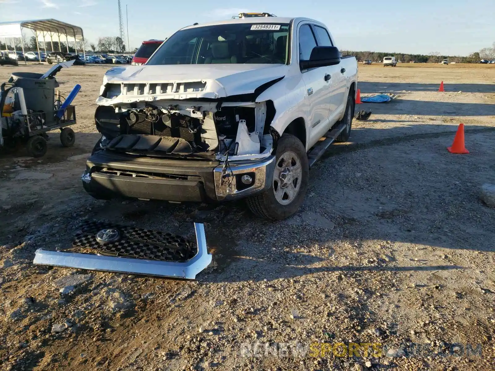 2 Photograph of a damaged car 5TFEY5F11KX245671 TOYOTA TUNDRA 2019