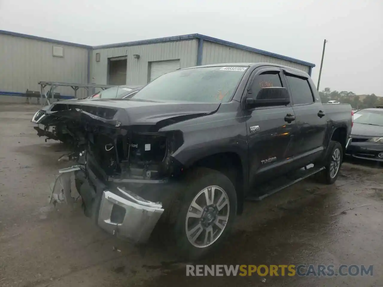 2 Photograph of a damaged car 5TFEY5F11KX253382 TOYOTA TUNDRA 2019