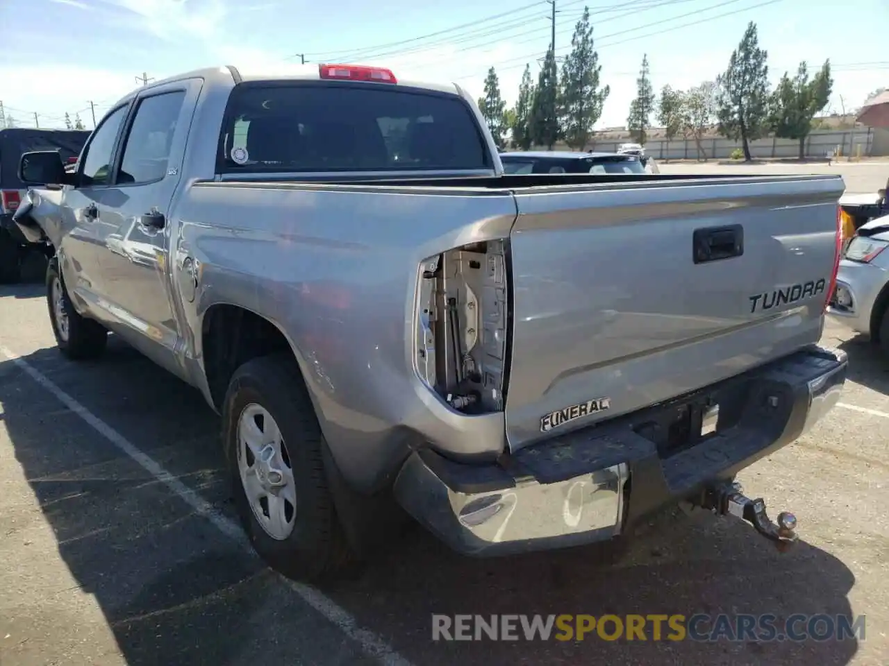 3 Photograph of a damaged car 5TFEY5F11KX254256 TOYOTA TUNDRA 2019