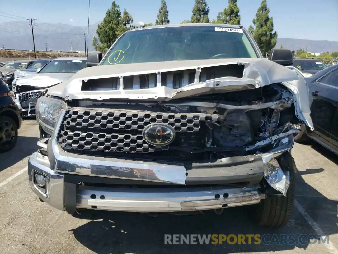 9 Photograph of a damaged car 5TFEY5F11KX254256 TOYOTA TUNDRA 2019