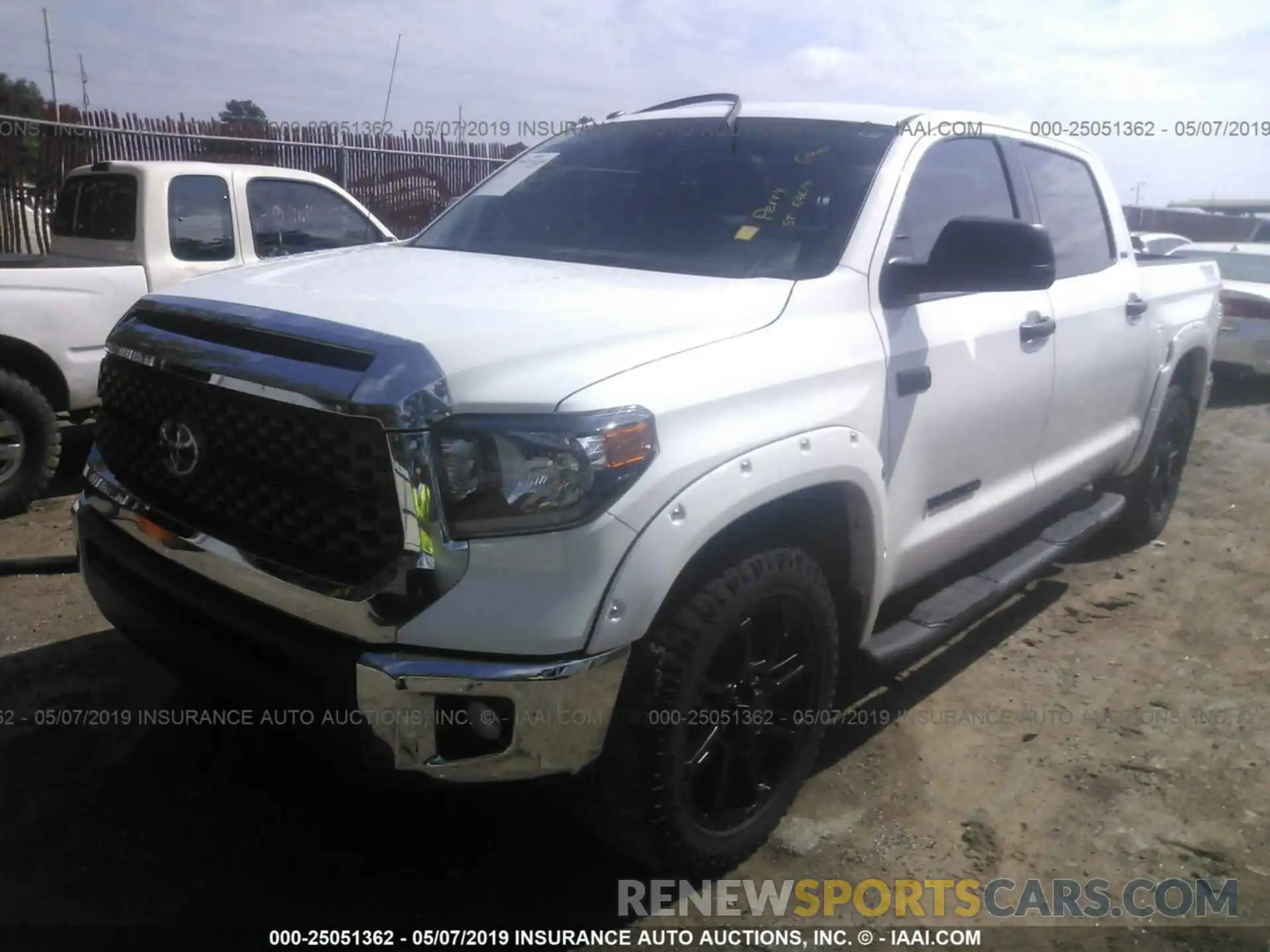 2 Photograph of a damaged car 5TFEY5F12KX245419 TOYOTA TUNDRA 2019