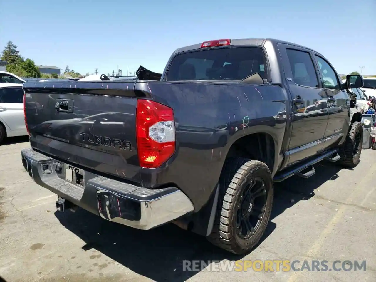 4 Photograph of a damaged car 5TFEY5F12KX245663 TOYOTA TUNDRA 2019