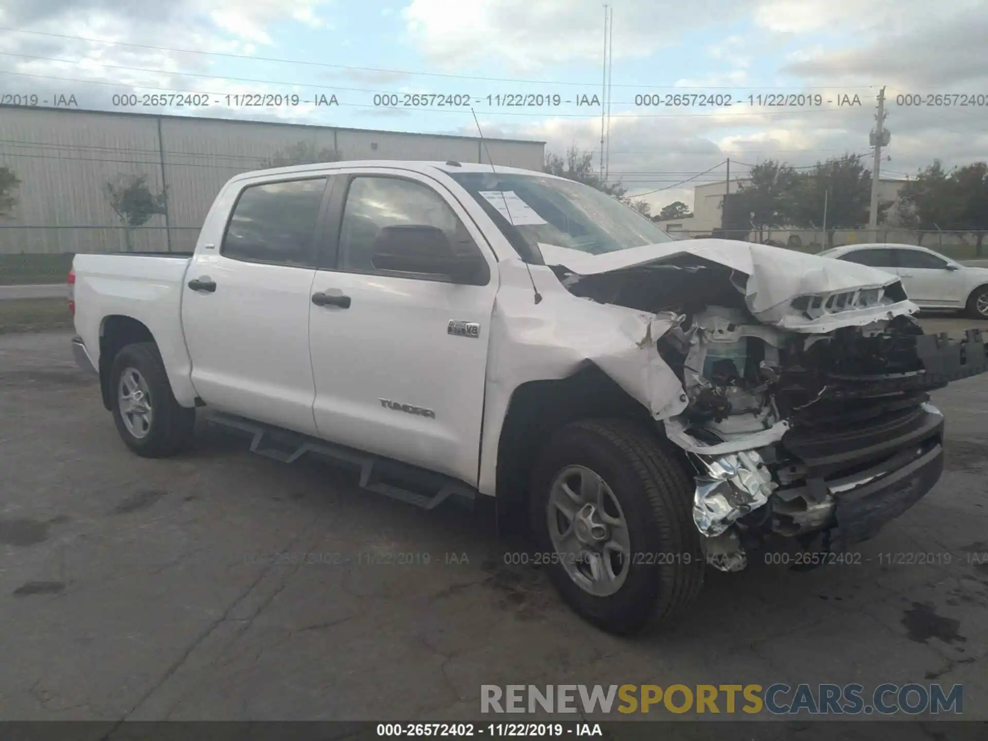 1 Photograph of a damaged car 5TFEY5F12KX246540 TOYOTA TUNDRA 2019