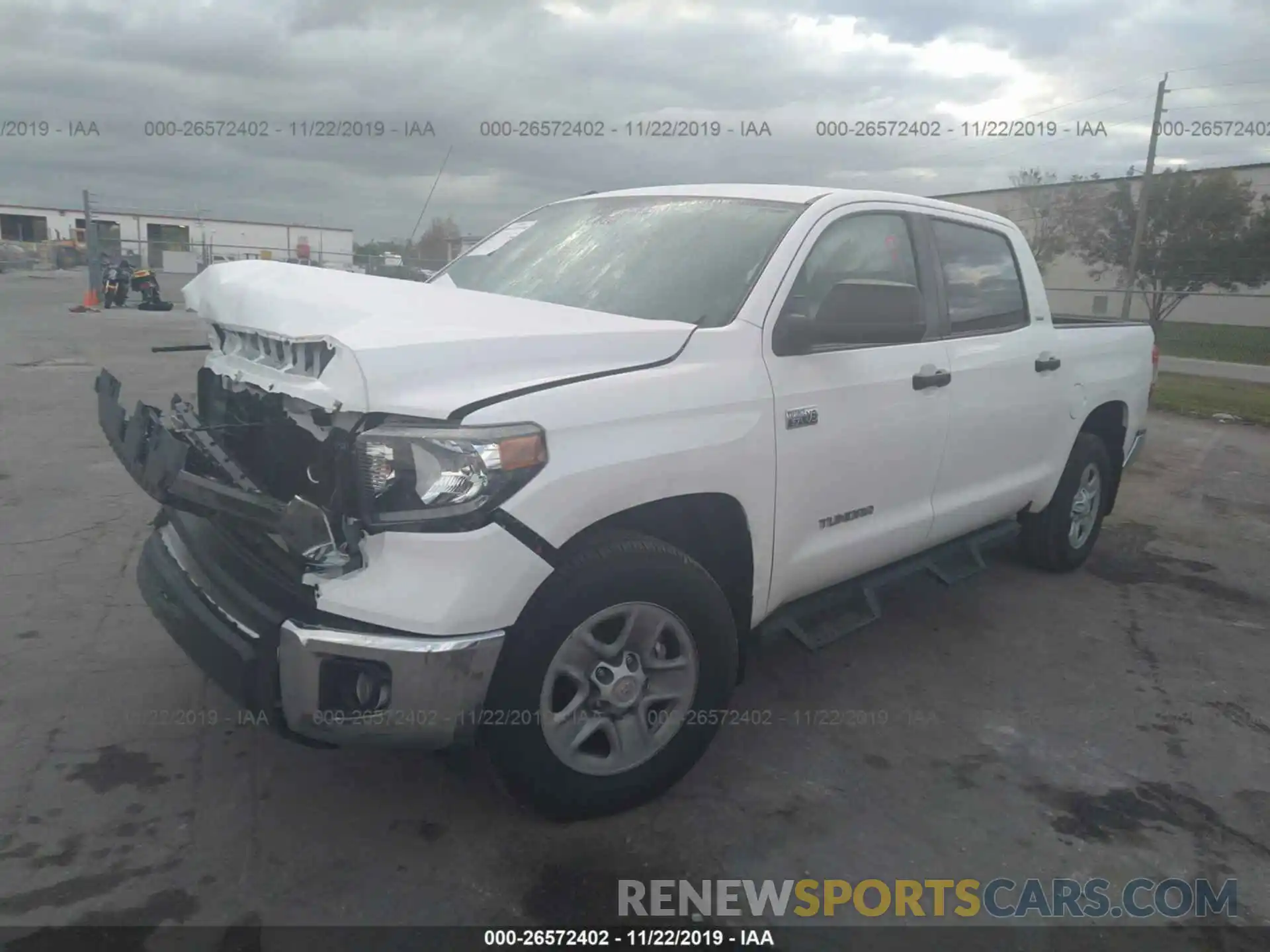 2 Photograph of a damaged car 5TFEY5F12KX246540 TOYOTA TUNDRA 2019