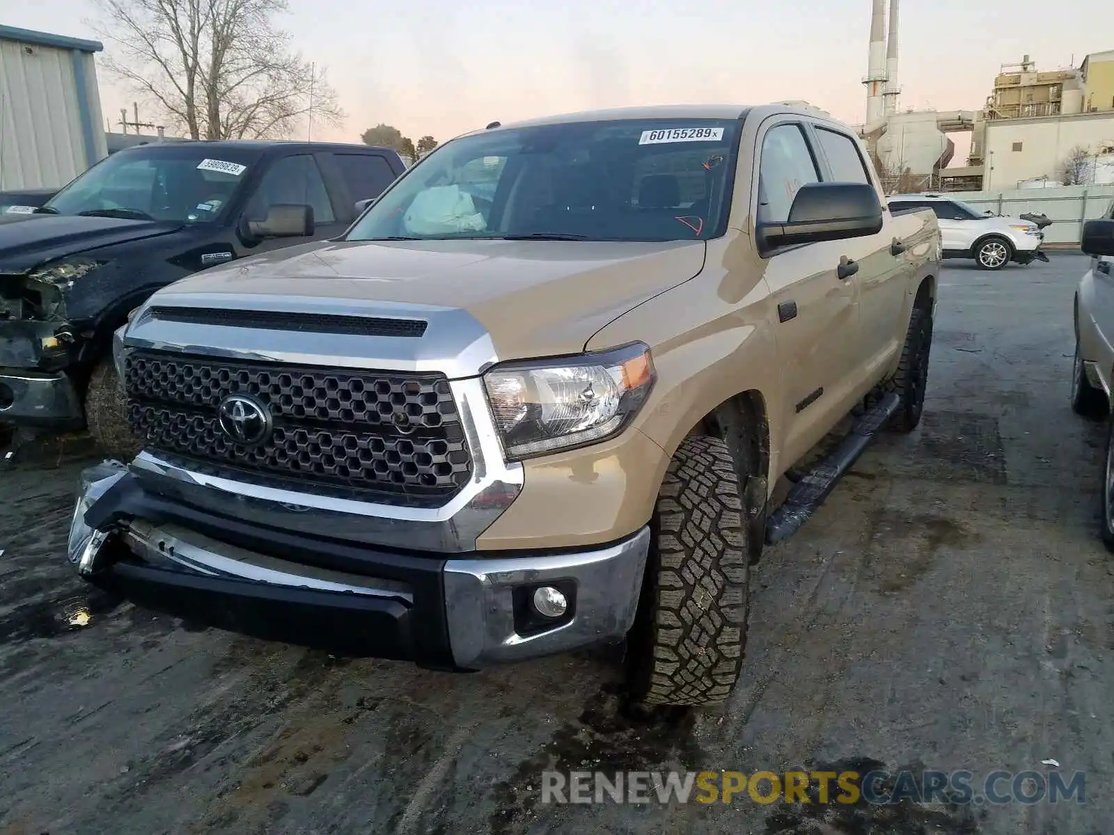 2 Photograph of a damaged car 5TFEY5F12KX248238 TOYOTA TUNDRA 2019