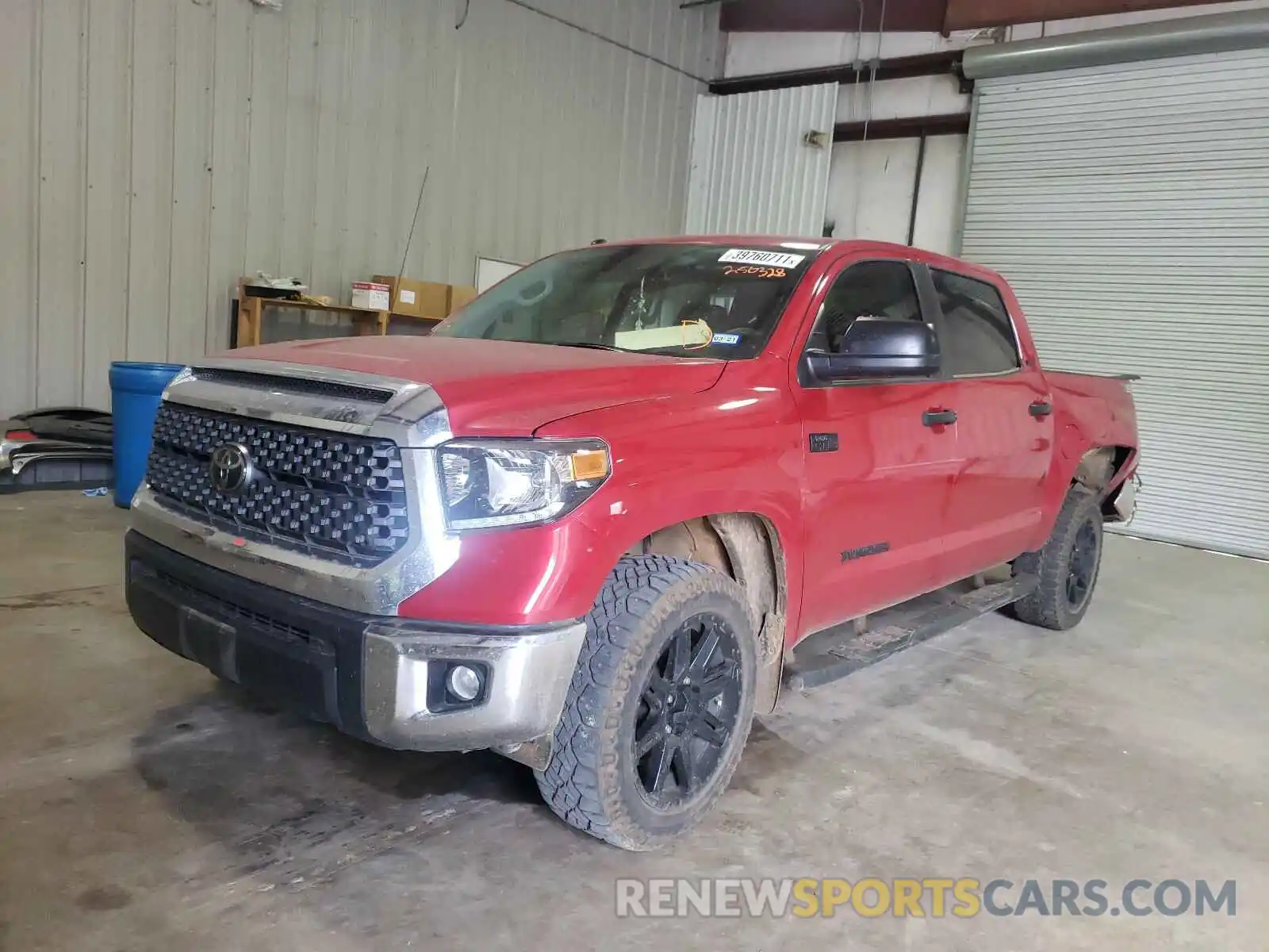 2 Photograph of a damaged car 5TFEY5F12KX250328 TOYOTA TUNDRA 2019