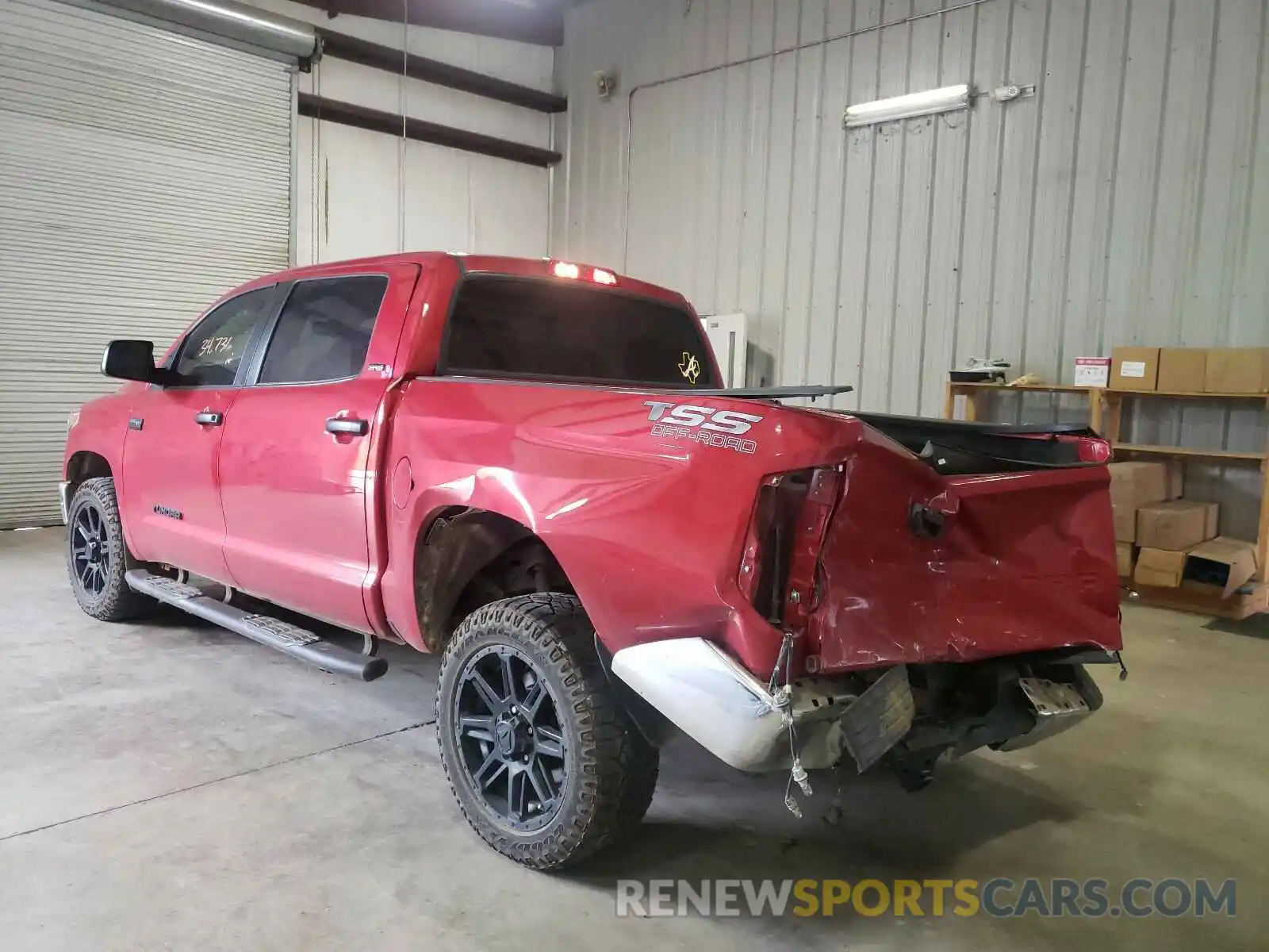 3 Photograph of a damaged car 5TFEY5F12KX250328 TOYOTA TUNDRA 2019