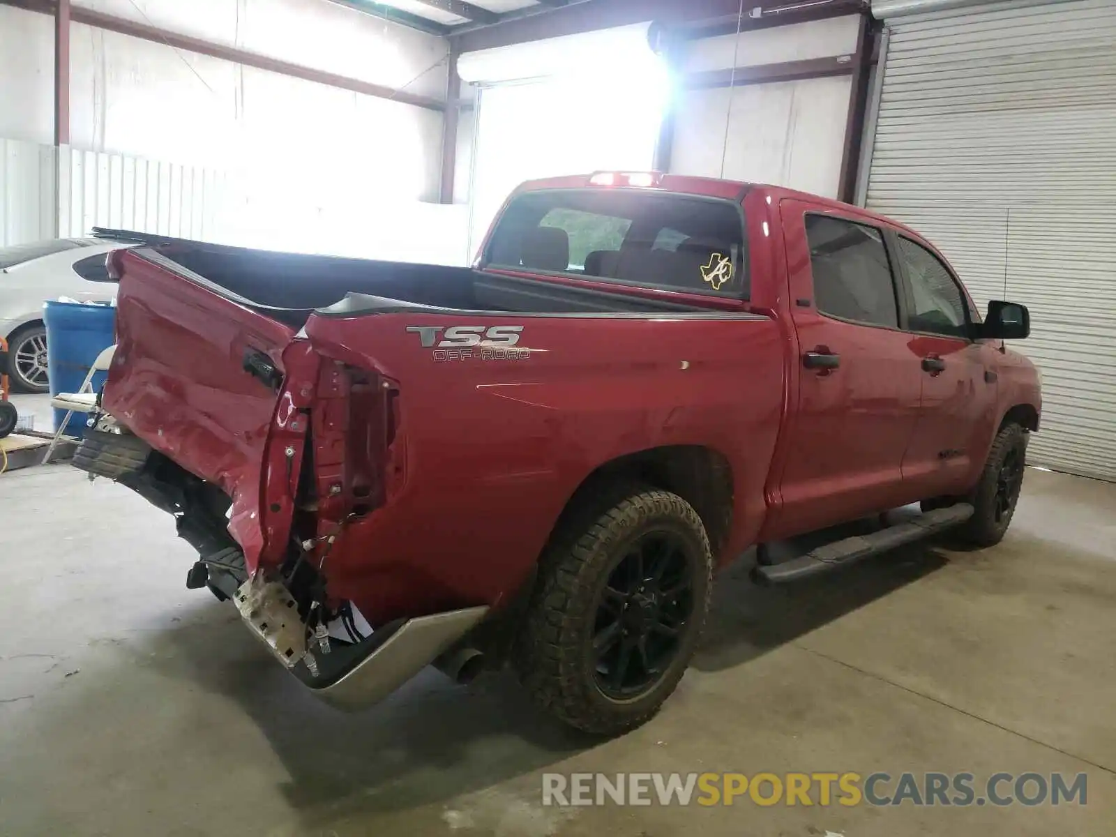 4 Photograph of a damaged car 5TFEY5F12KX250328 TOYOTA TUNDRA 2019