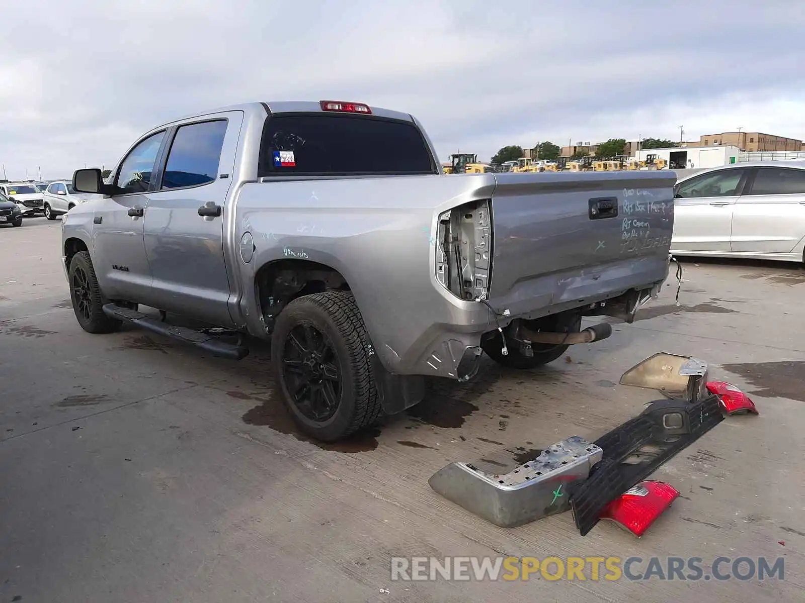 3 Photograph of a damaged car 5TFEY5F12KX250510 TOYOTA TUNDRA 2019